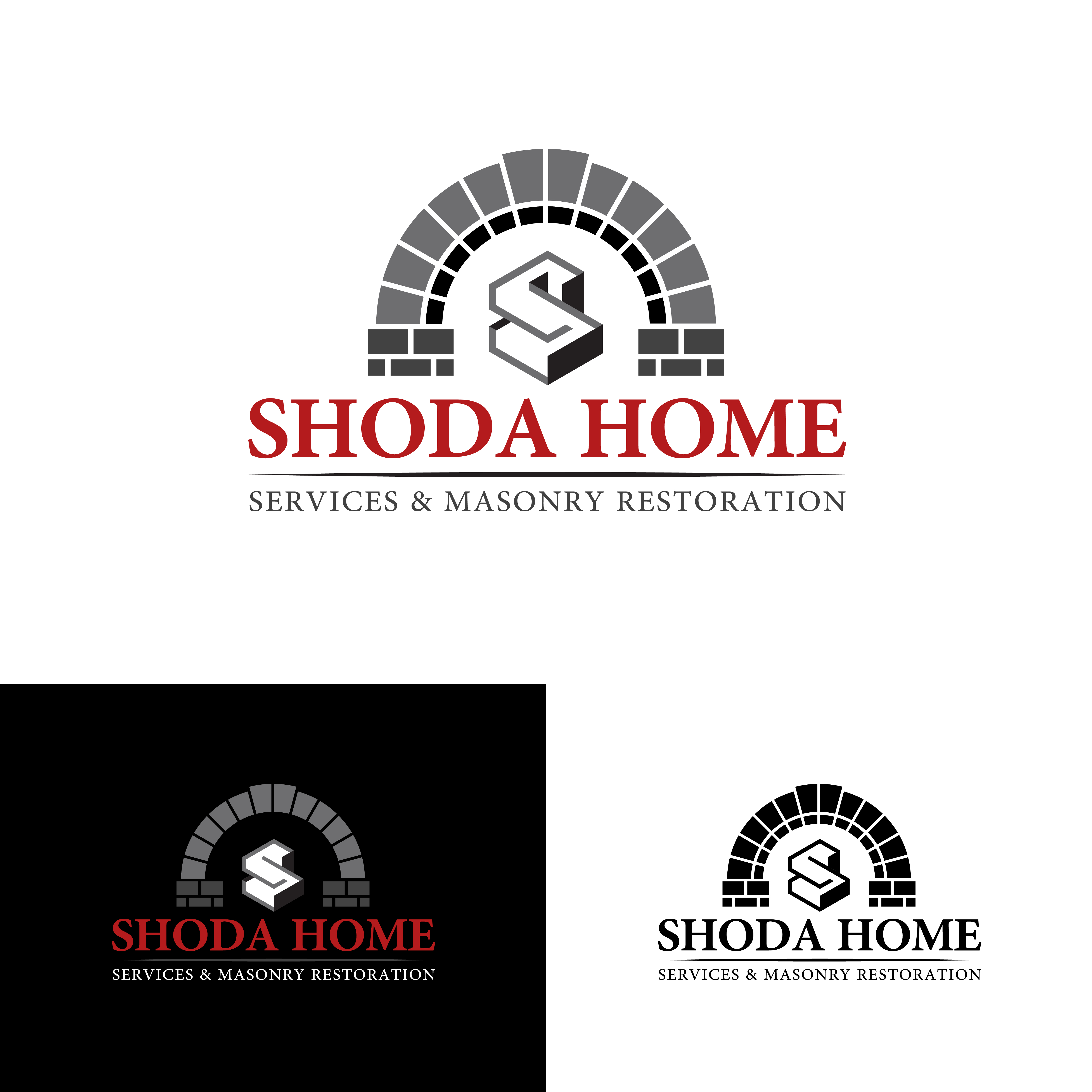 Logo-Design von MMYOUSUF für Shoda Home Services & Masonry Restoration | Design #37252640
