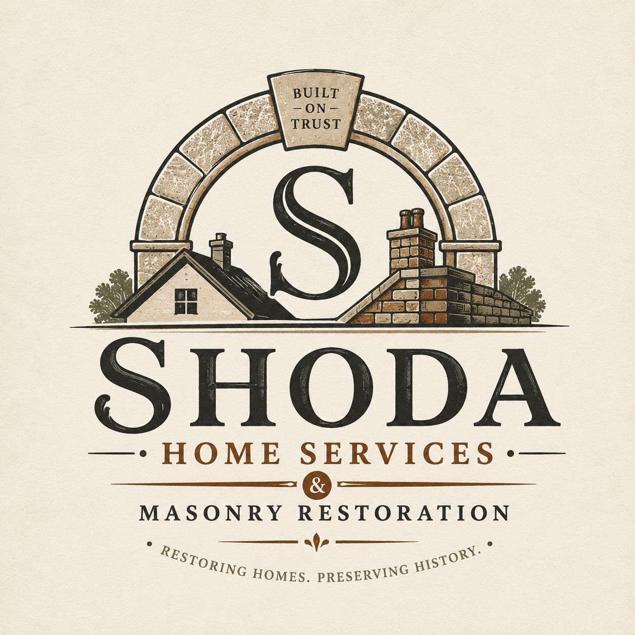 Design de Logo par Design by Nilahm pour Shoda Home Services & Masonry Restoration | Design #37251402