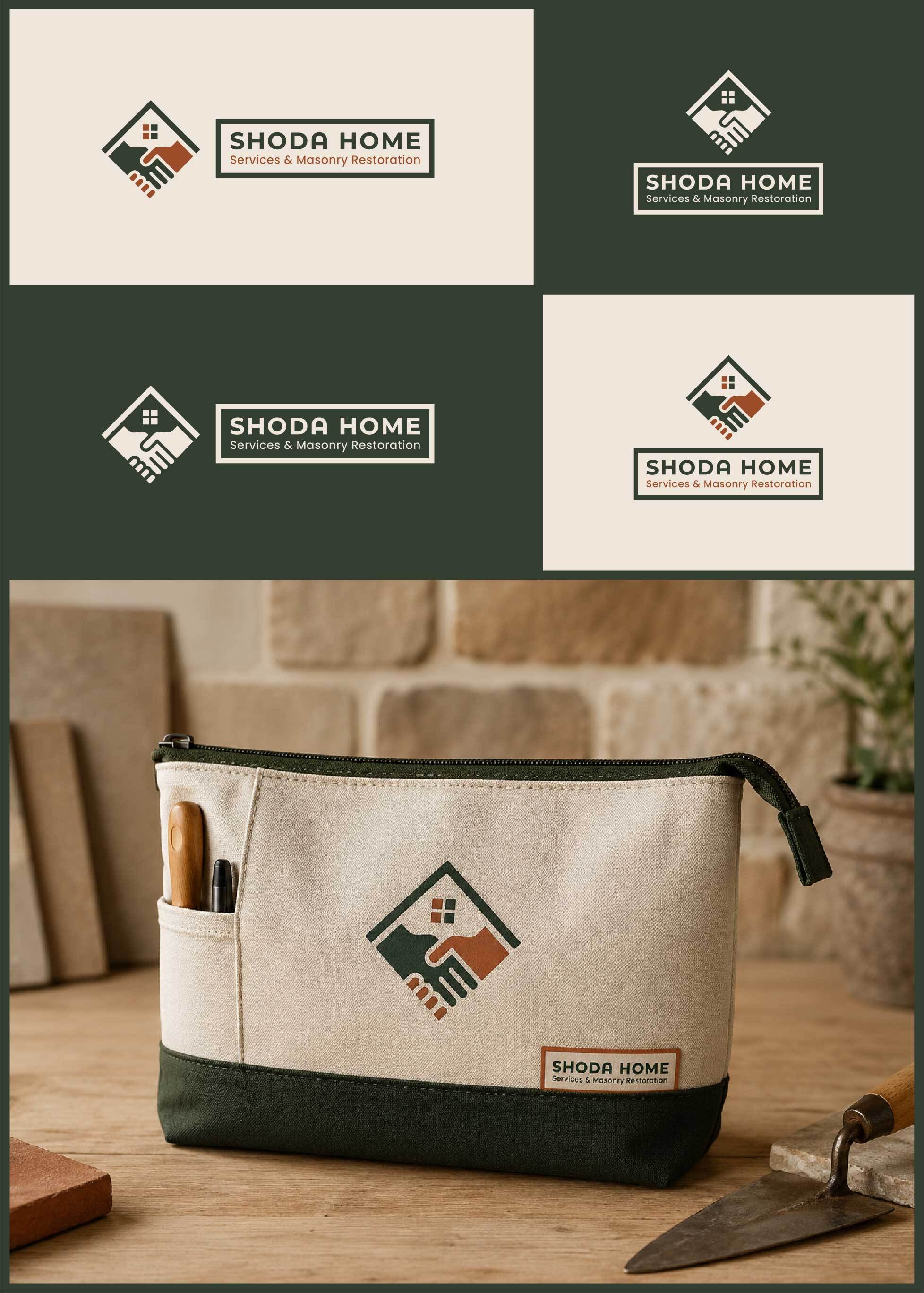 Logo Design by Ha.Connick for Shoda Home Services & Masonry Restoration | Design #37252813