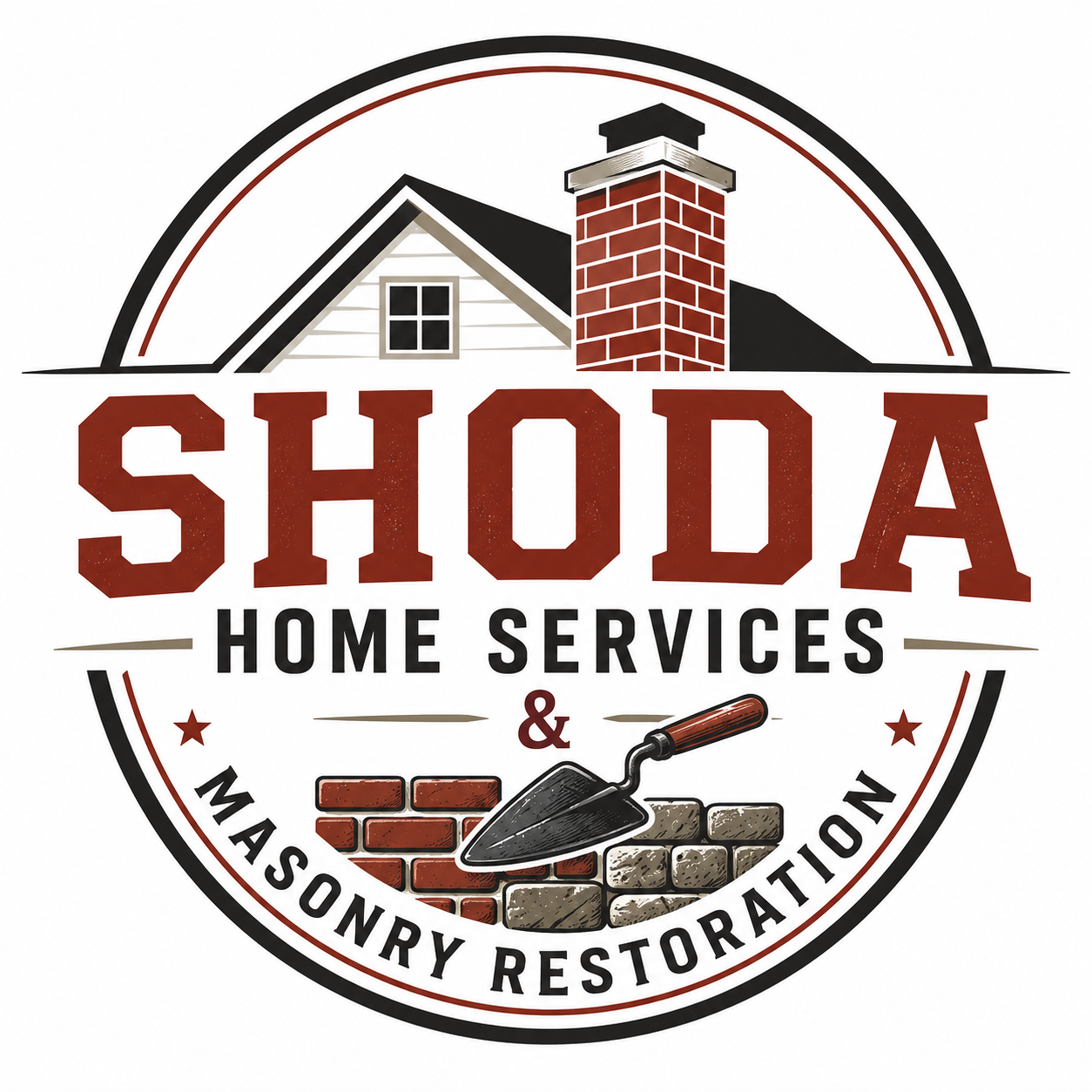 Diseño de Logo por yellowdot para Shoda Home Services & Masonry Restoration | Diseño #37250126