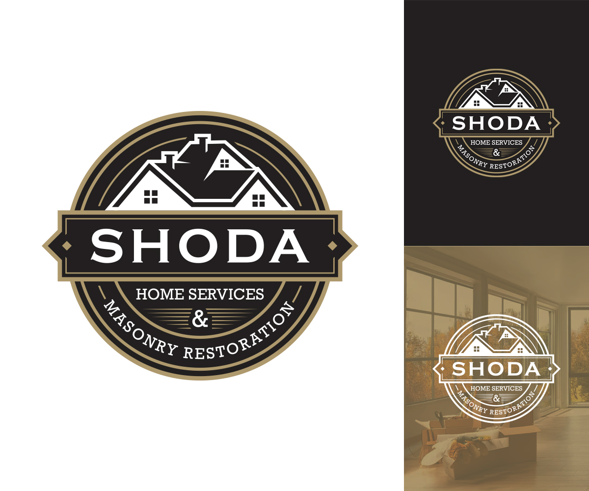 Logo Design by Alf Mozara for Shoda Home Services & Masonry Restoration | Design #37254408