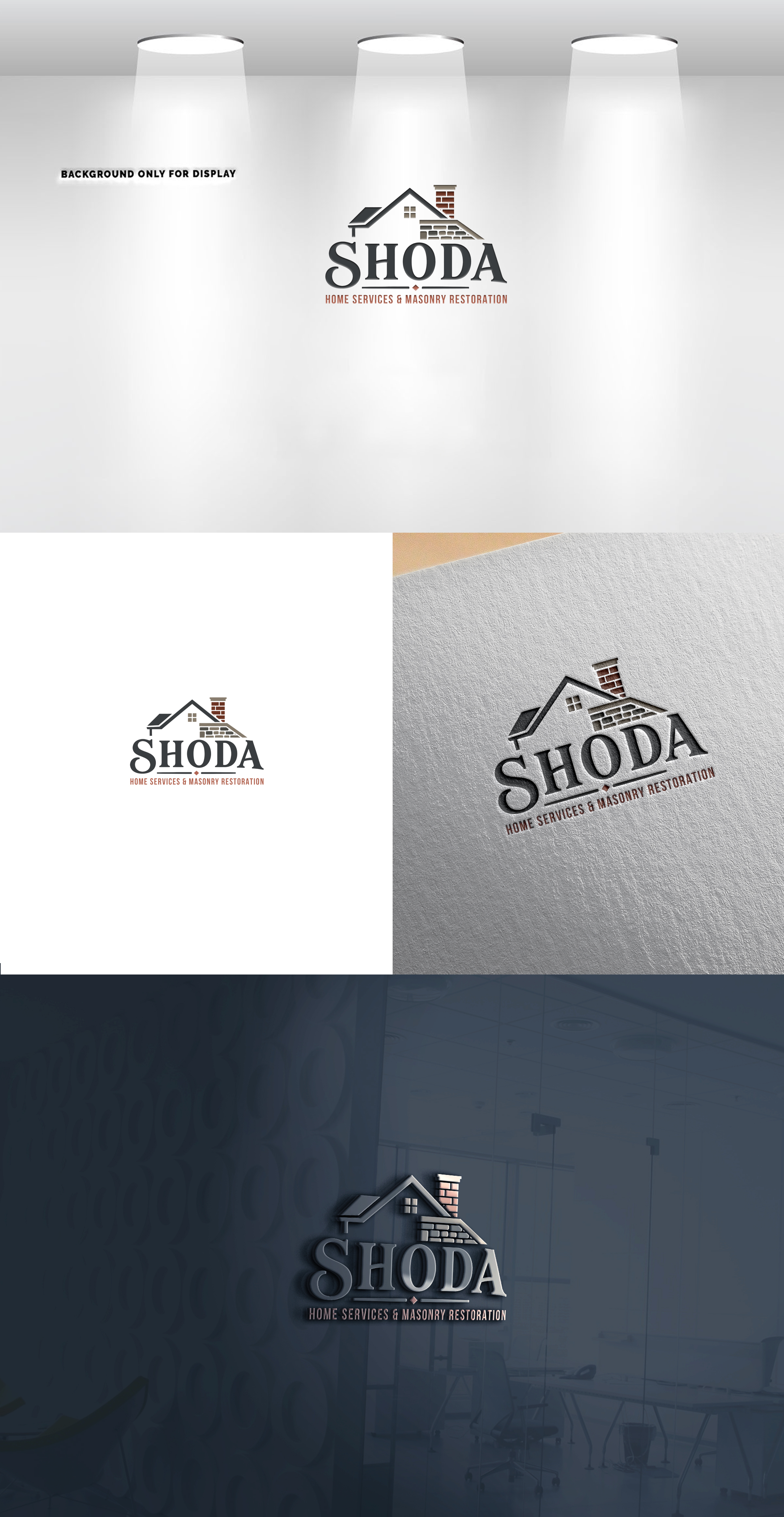 Logo Design by Rahmina for Shoda Home Services & Masonry Restoration | Design #37254717