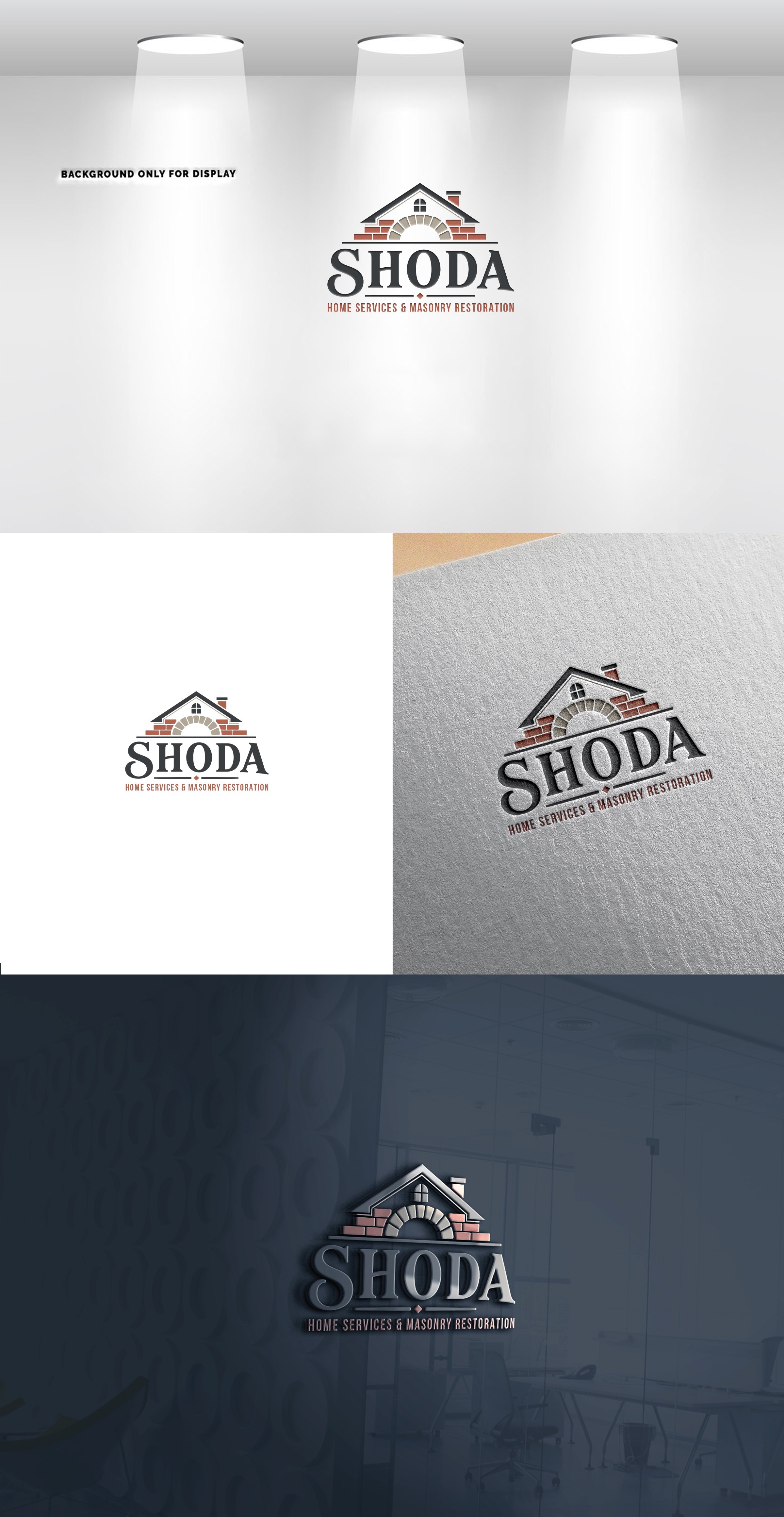 Logo Design by Rahmina for Shoda Home Services & Masonry Restoration | Design #37254719