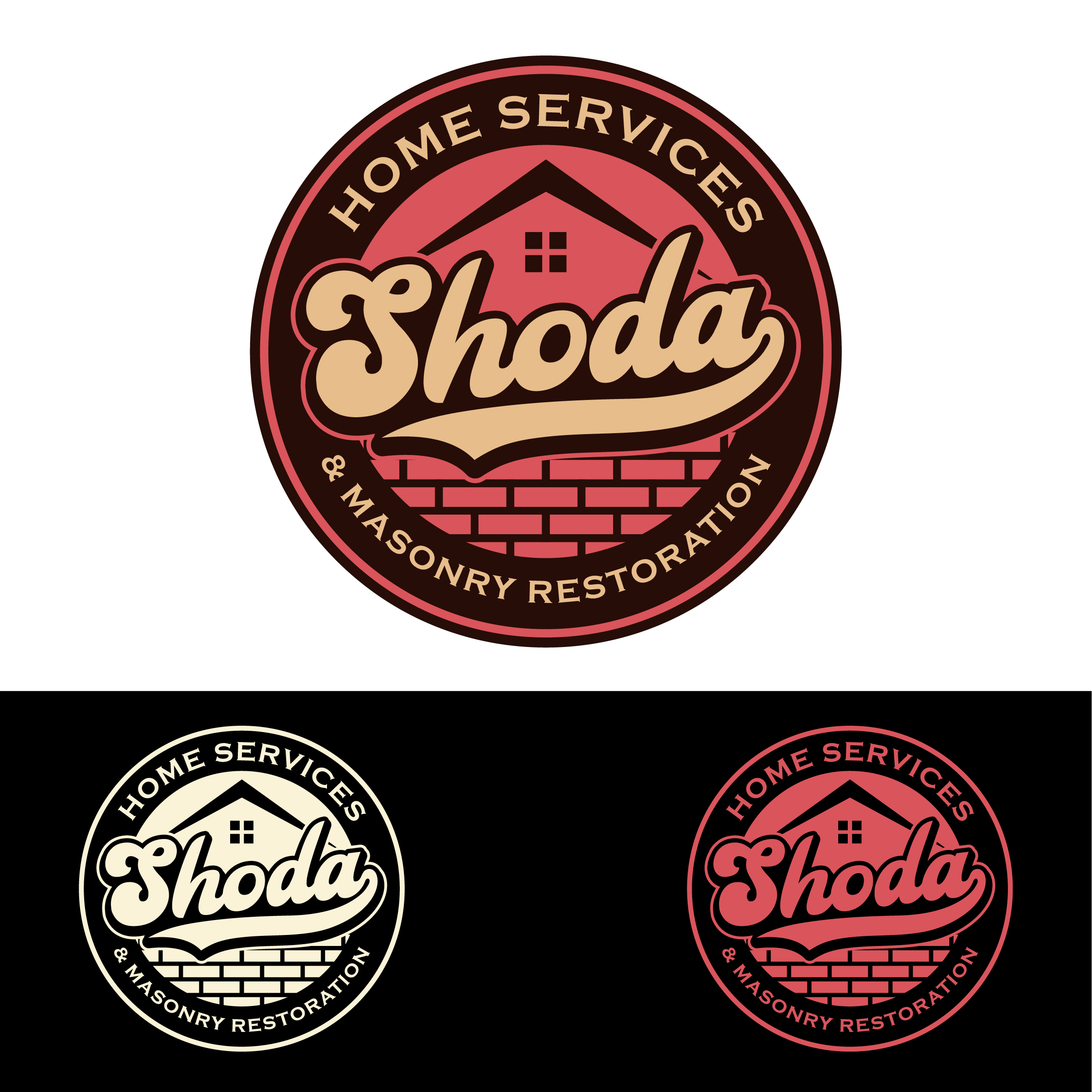 Design de Logo par John Mark Arts pour Shoda Home Services & Masonry Restoration | Design #37249784