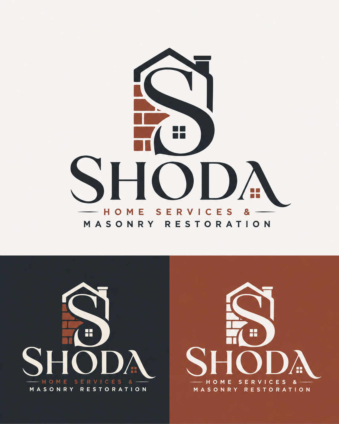 Logo Design by Sajjad Marks for Shoda Home Services & Masonry Restoration | Design #37250652