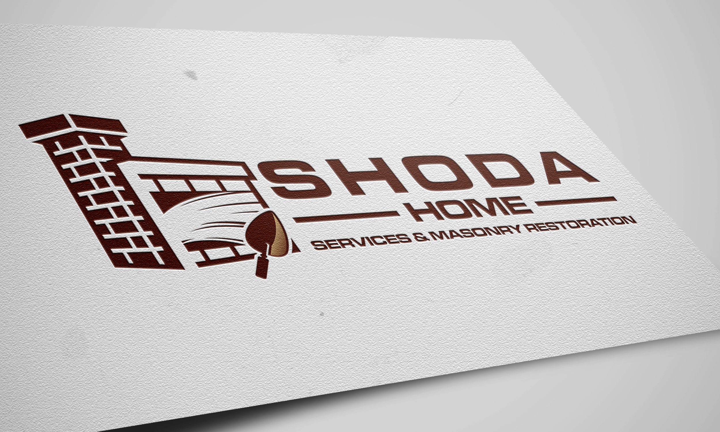 Logo Design by ghillvan for Shoda Home Services & Masonry Restoration | Design #37251958