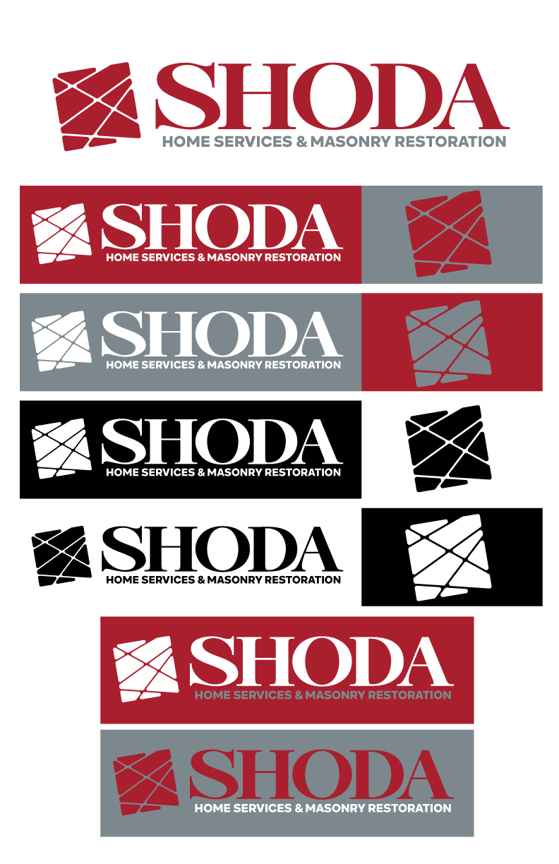 Logo Design by Mike Carroll for Shoda Home Services & Masonry Restoration | Design #37265249