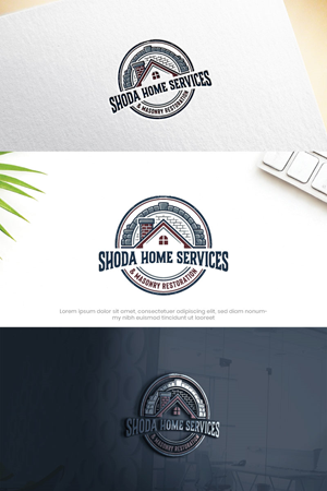 Logo Design by Hamza  Al-Muttalib for Shoda Home Services & Masonry Restoration | Design: #37251261
