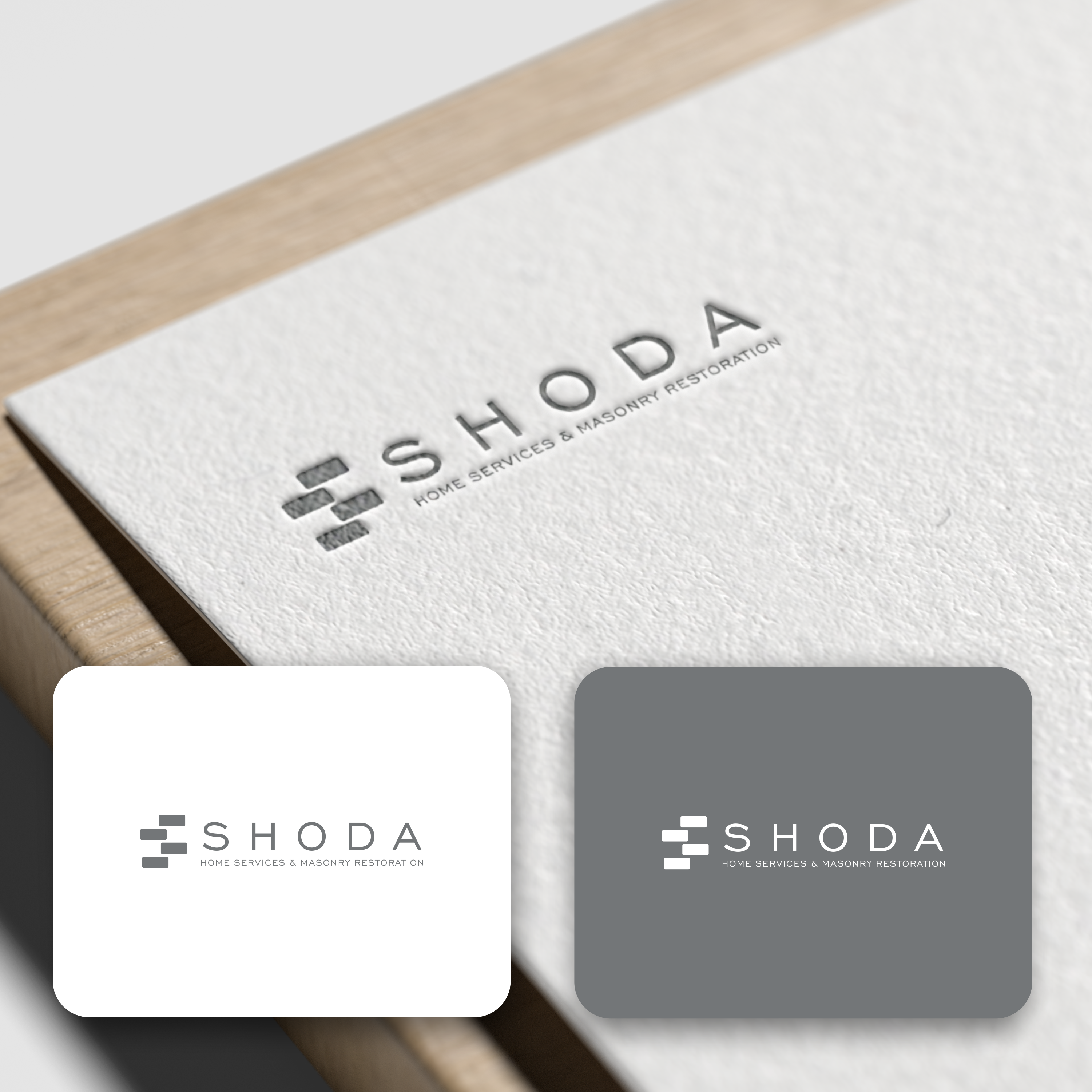 Logo Design by Seblak_Studio for Shoda Home Services & Masonry Restoration | Design #37250610