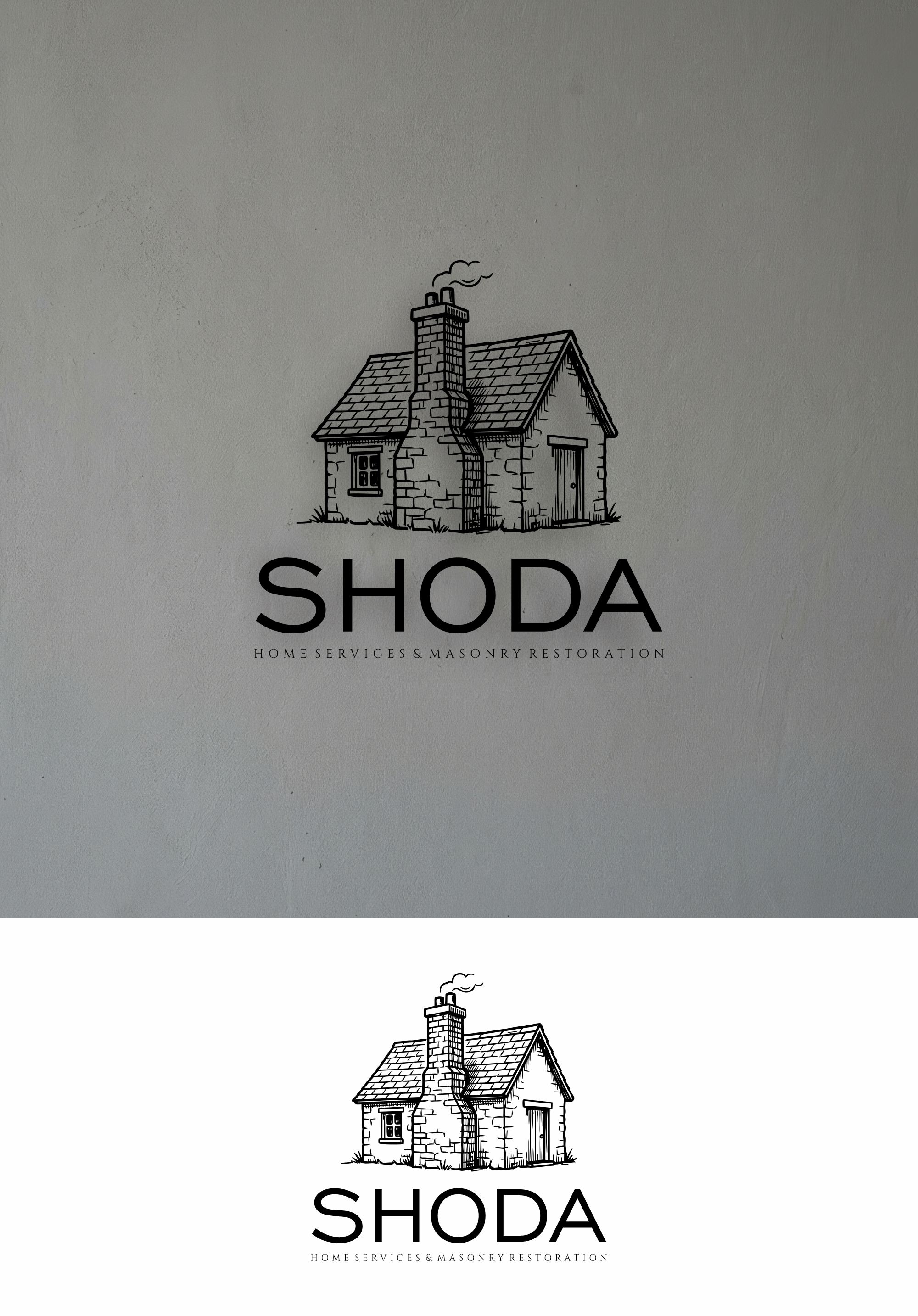 Logo-Design von skylart28 für Shoda Home Services & Masonry Restoration | Design #37252948