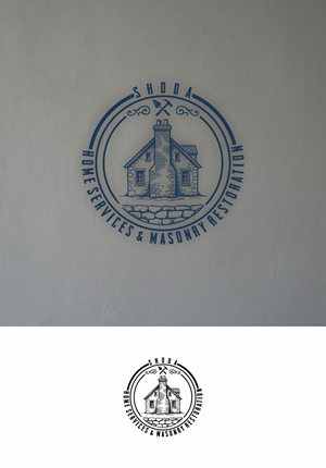 Logo Design by skylart28 for Shoda Home Services & Masonry Restoration | Design: #37252970
