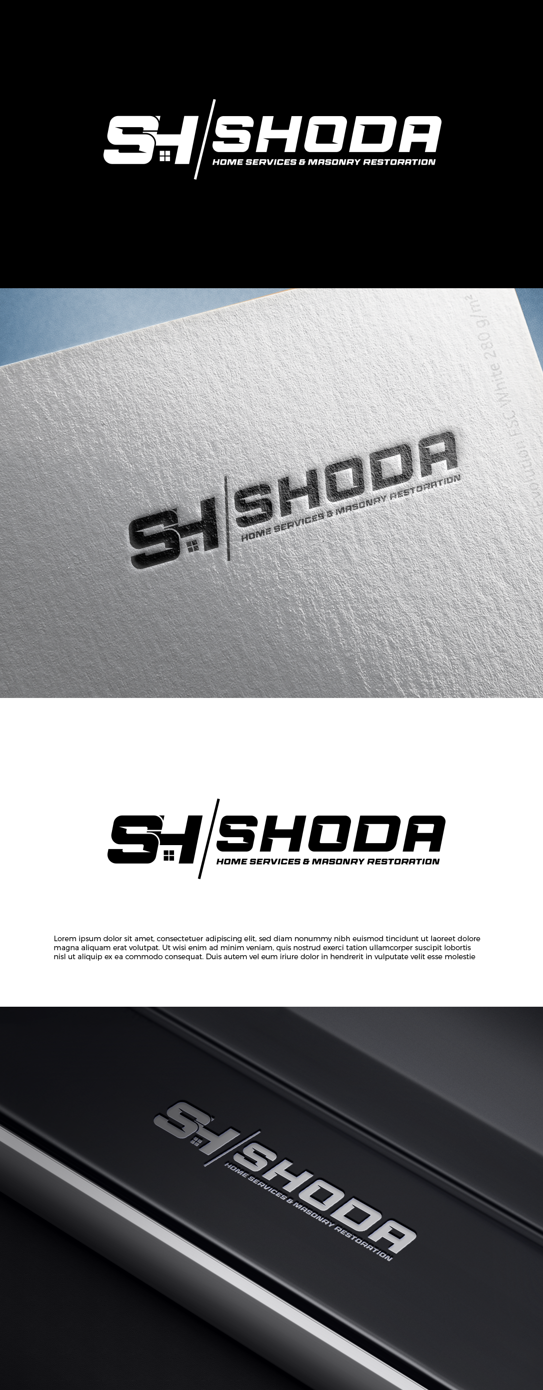 Logo-Design von Md. Abuhanifa für Shoda Home Services & Masonry Restoration | Design #37263900