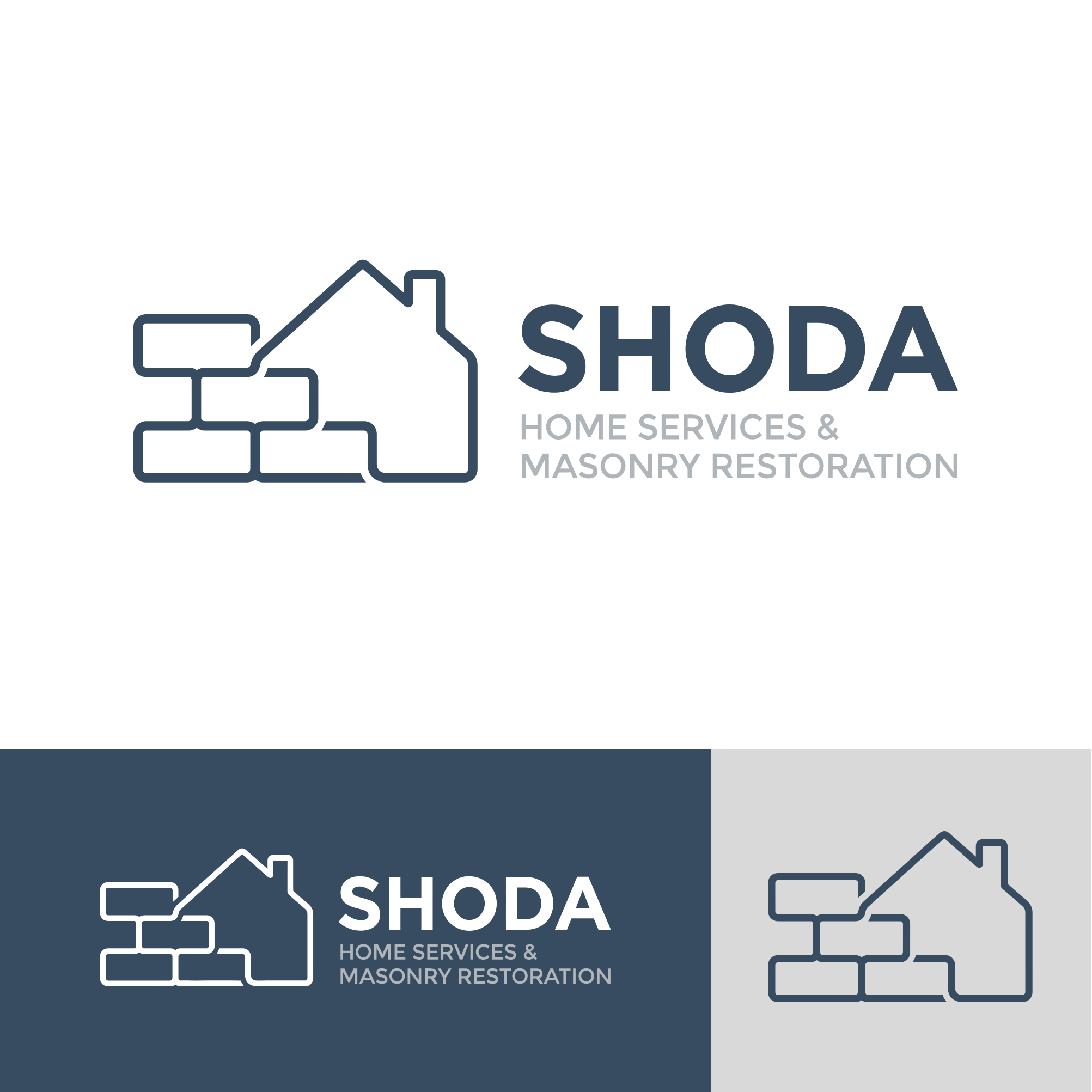 Logo Design by READUZZAMAN for Shoda Home Services & Masonry Restoration | Design #37249582