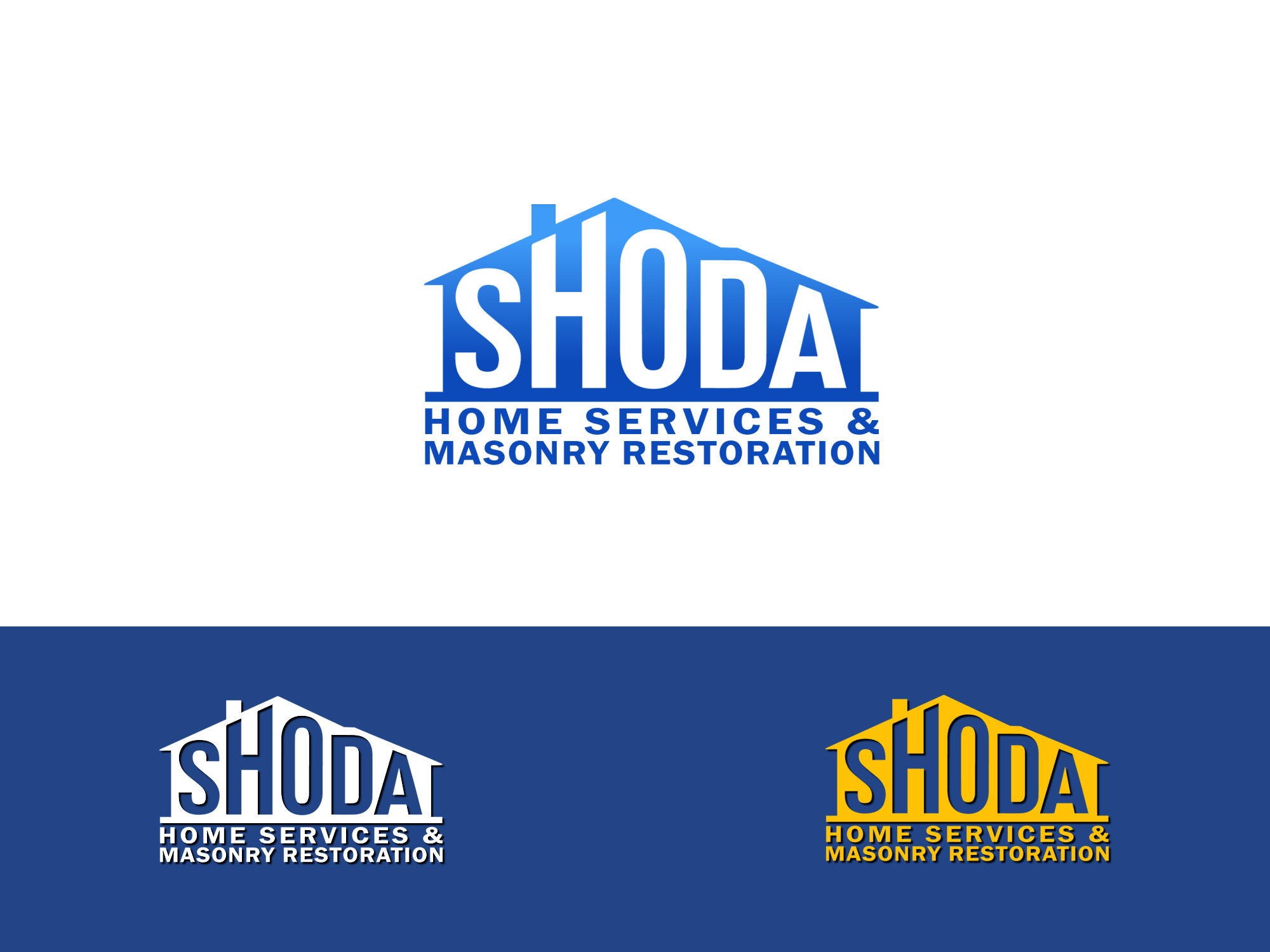 Logo Design by nouarbiti for Shoda Home Services & Masonry Restoration | Design #37265302
