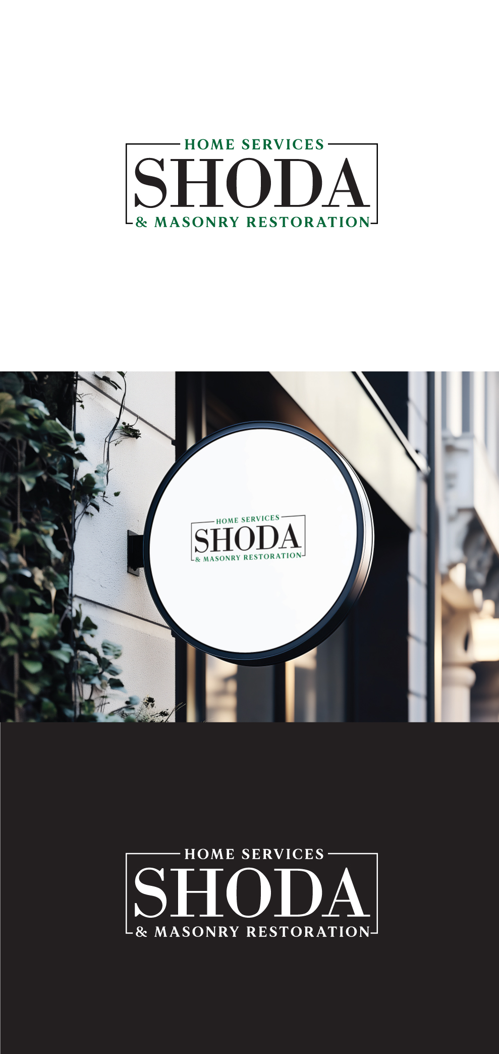 Logo Design by AbhishekkM'24 for Shoda Home Services & Masonry Restoration | Design #37251488