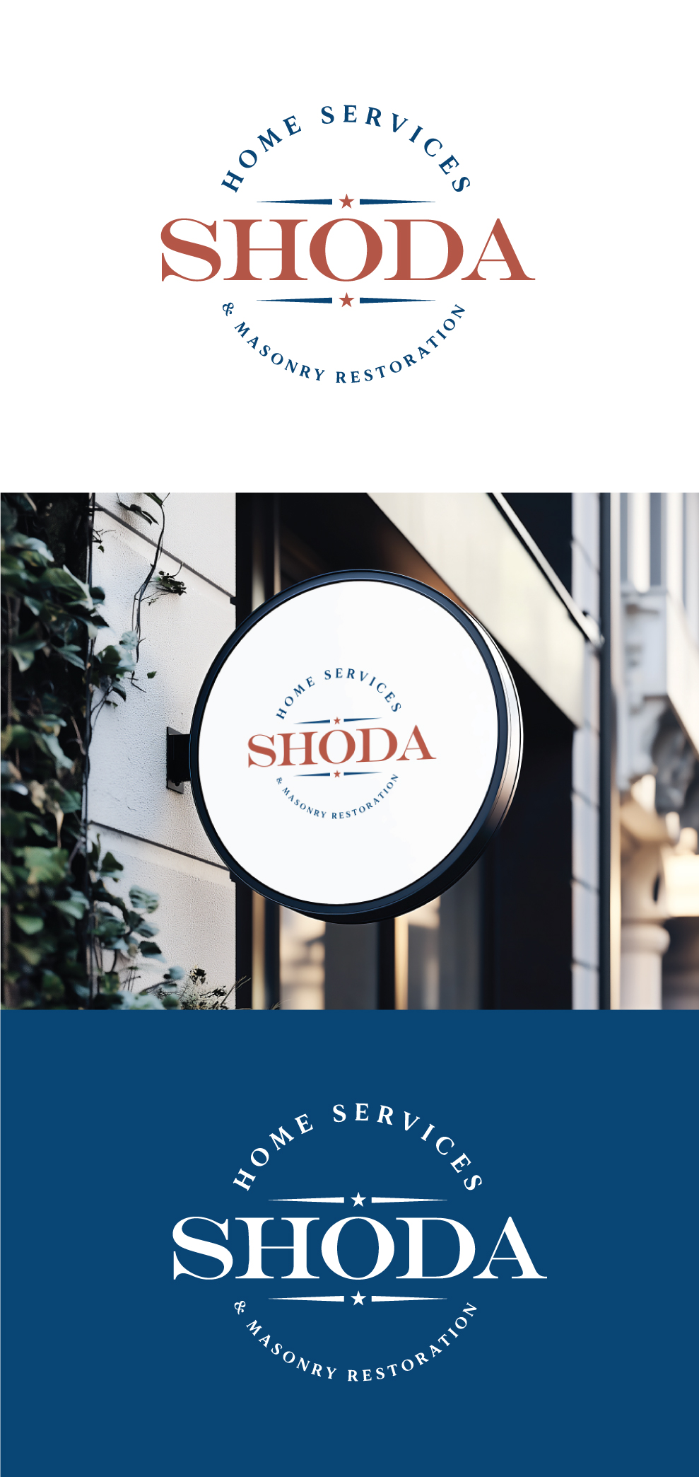 Logo Design by AbhishekkM'24 for Shoda Home Services & Masonry Restoration | Design #37251489