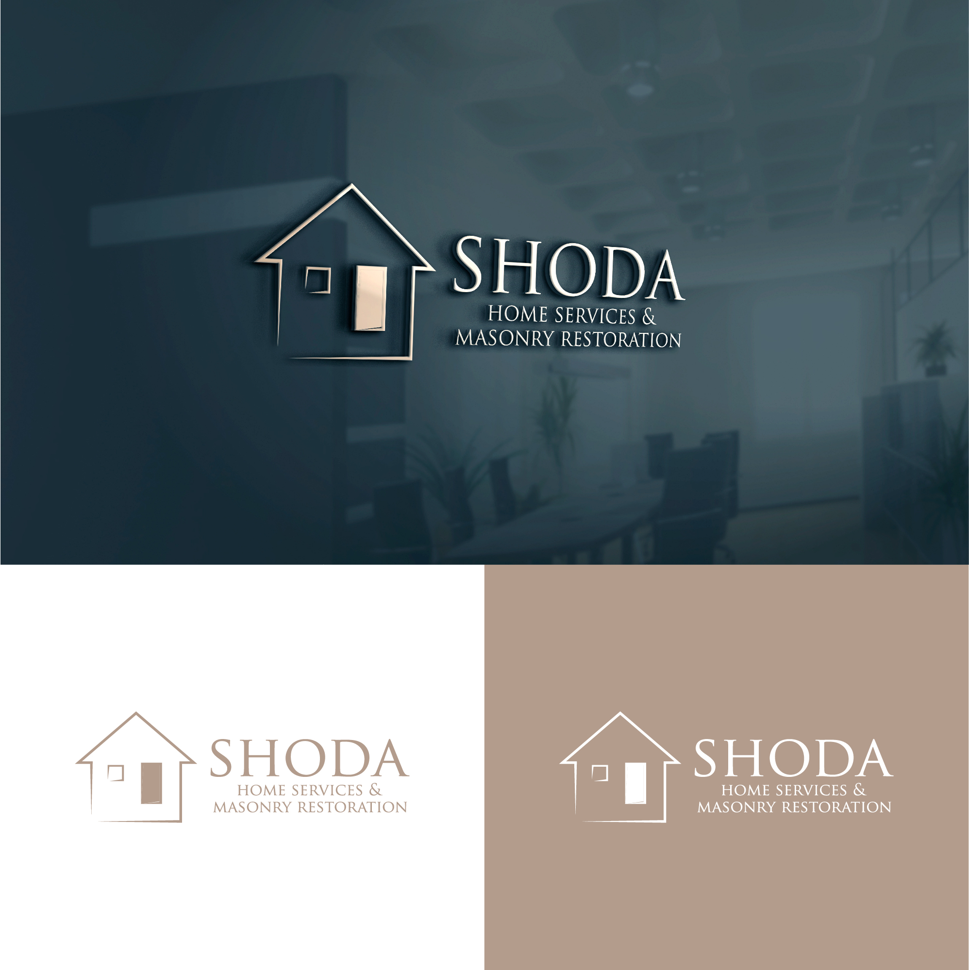 Logo Design by sushsharma99 for Shoda Home Services & Masonry Restoration | Design #37251453
