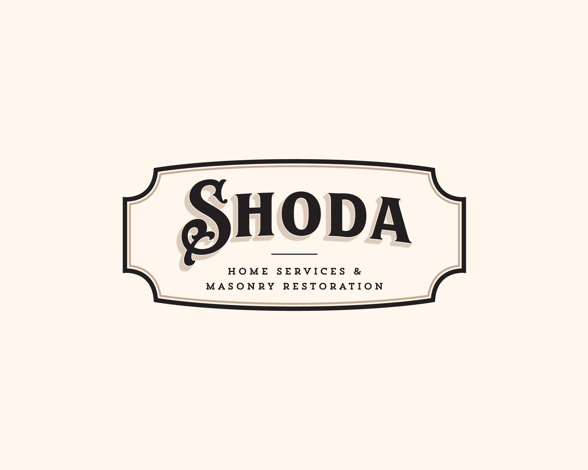 Design de Logo par AlexMorisseau pour Shoda Home Services & Masonry Restoration | Design #37269991