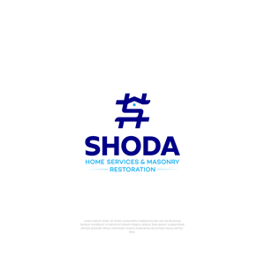 Logo-Design von vramar.roy für Shoda Home Services & Masonry Restoration | Design: #37251271