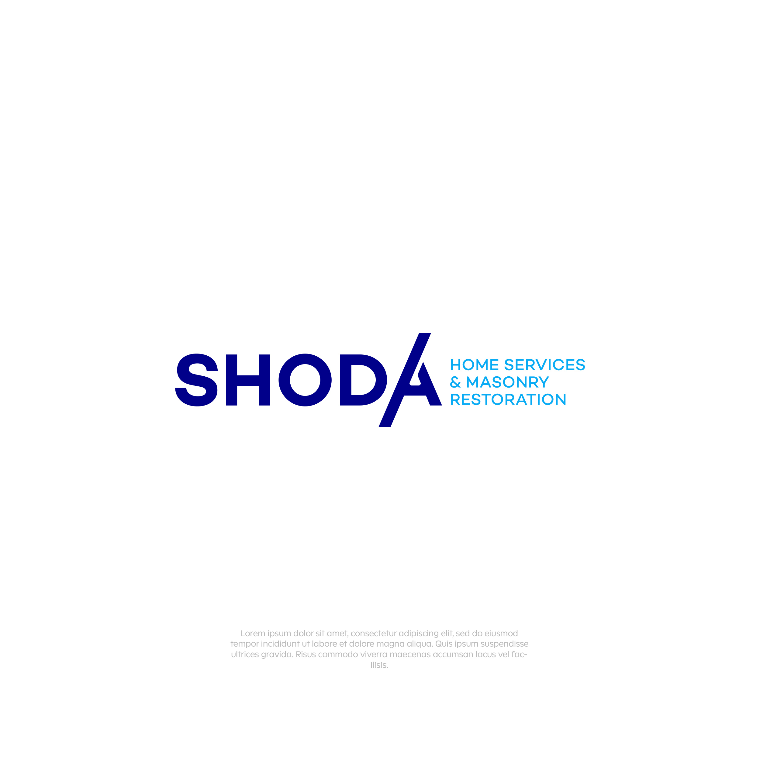 Logo Design by vramar.roy for Shoda Home Services & Masonry Restoration | Design #37251359