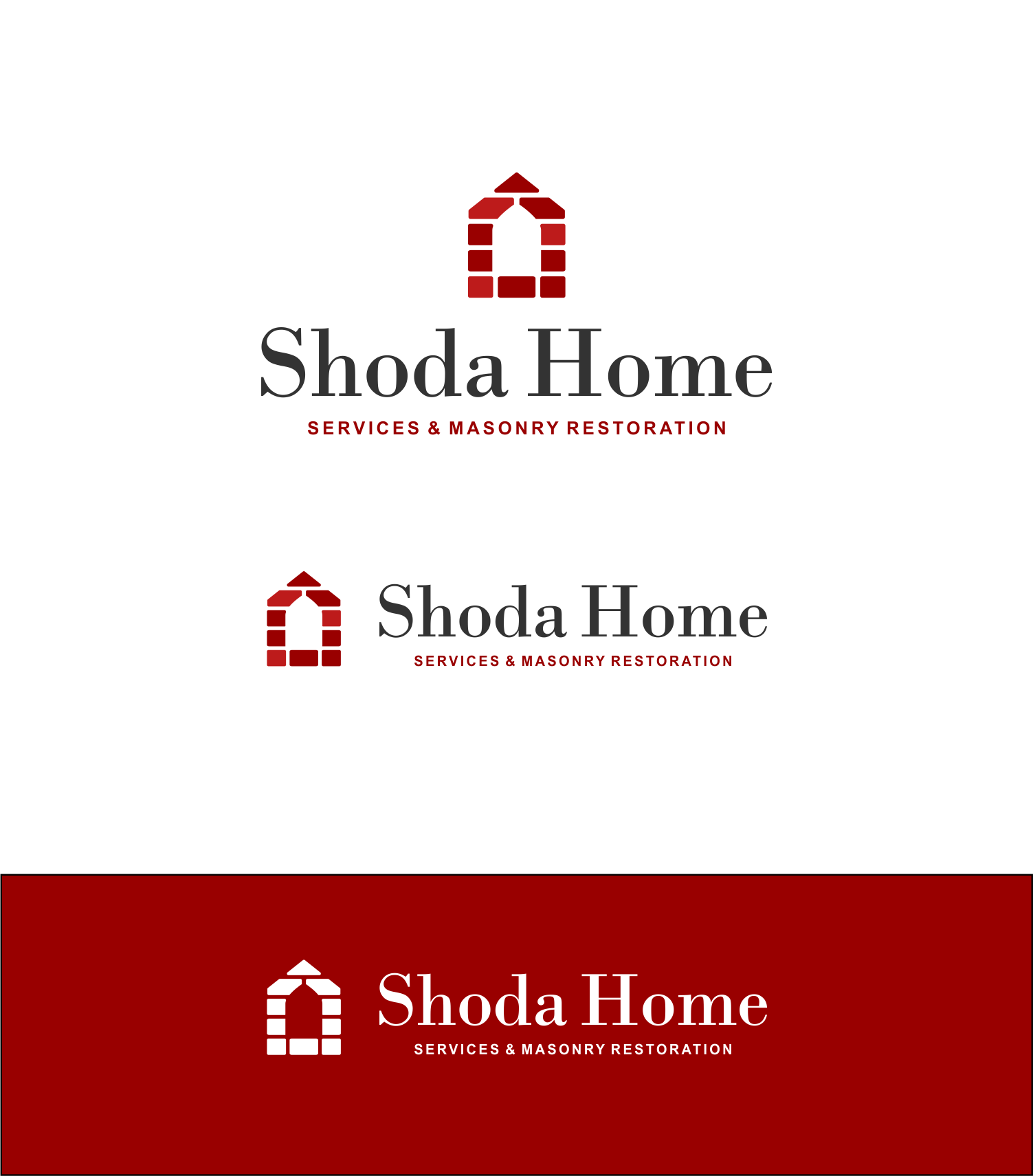 Design de Logo par Gree™ pour Shoda Home Services & Masonry Restoration | Design #37249798