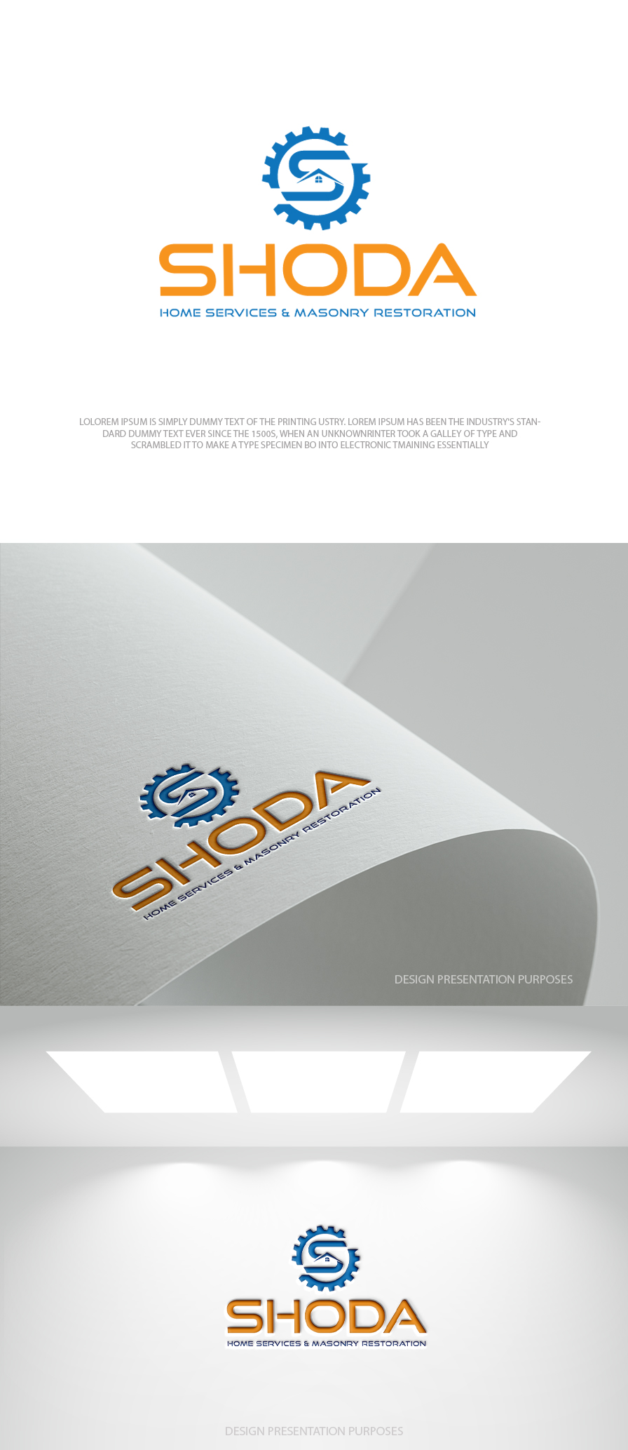 Design de Logo par zebronicgraphic pour Shoda Home Services & Masonry Restoration | Design #37249943