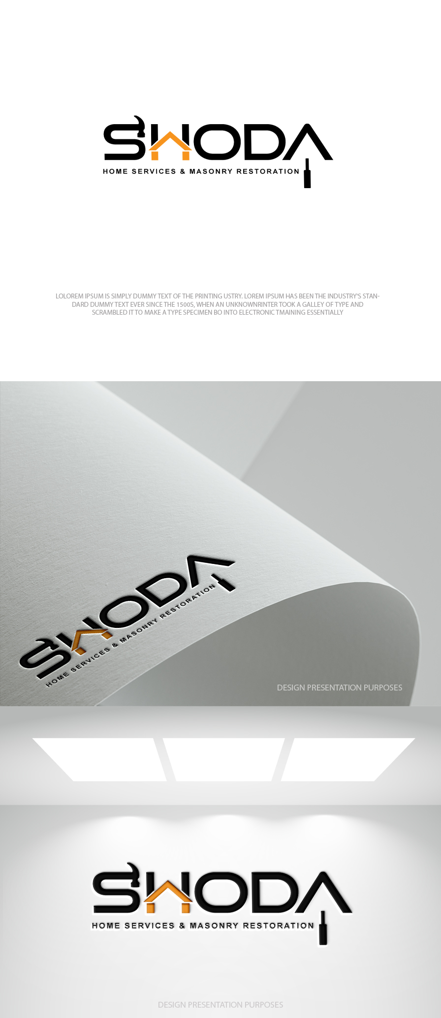 Design de Logo par zebronicgraphic pour Shoda Home Services & Masonry Restoration | Design #37250589