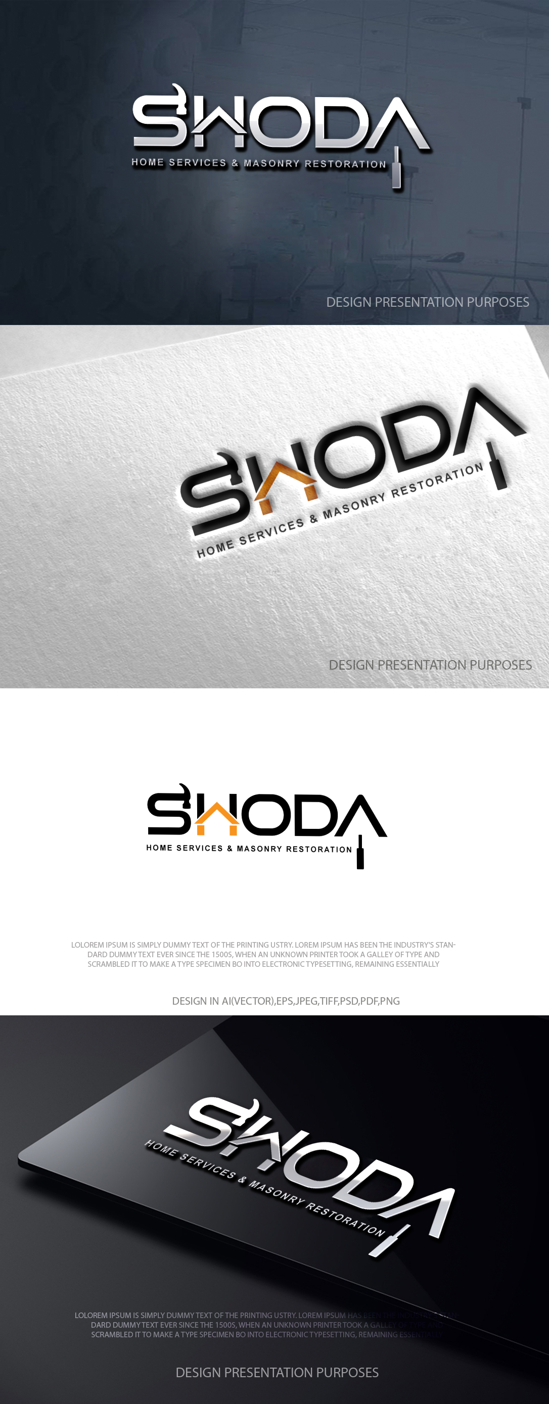 Design de Logo par zebronicgraphic pour Shoda Home Services & Masonry Restoration | Design #37250590