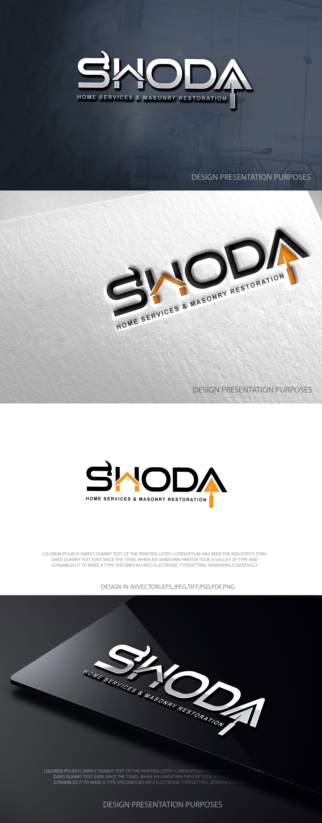 Design de Logo par zebronicgraphic pour Shoda Home Services & Masonry Restoration | Design #37250591