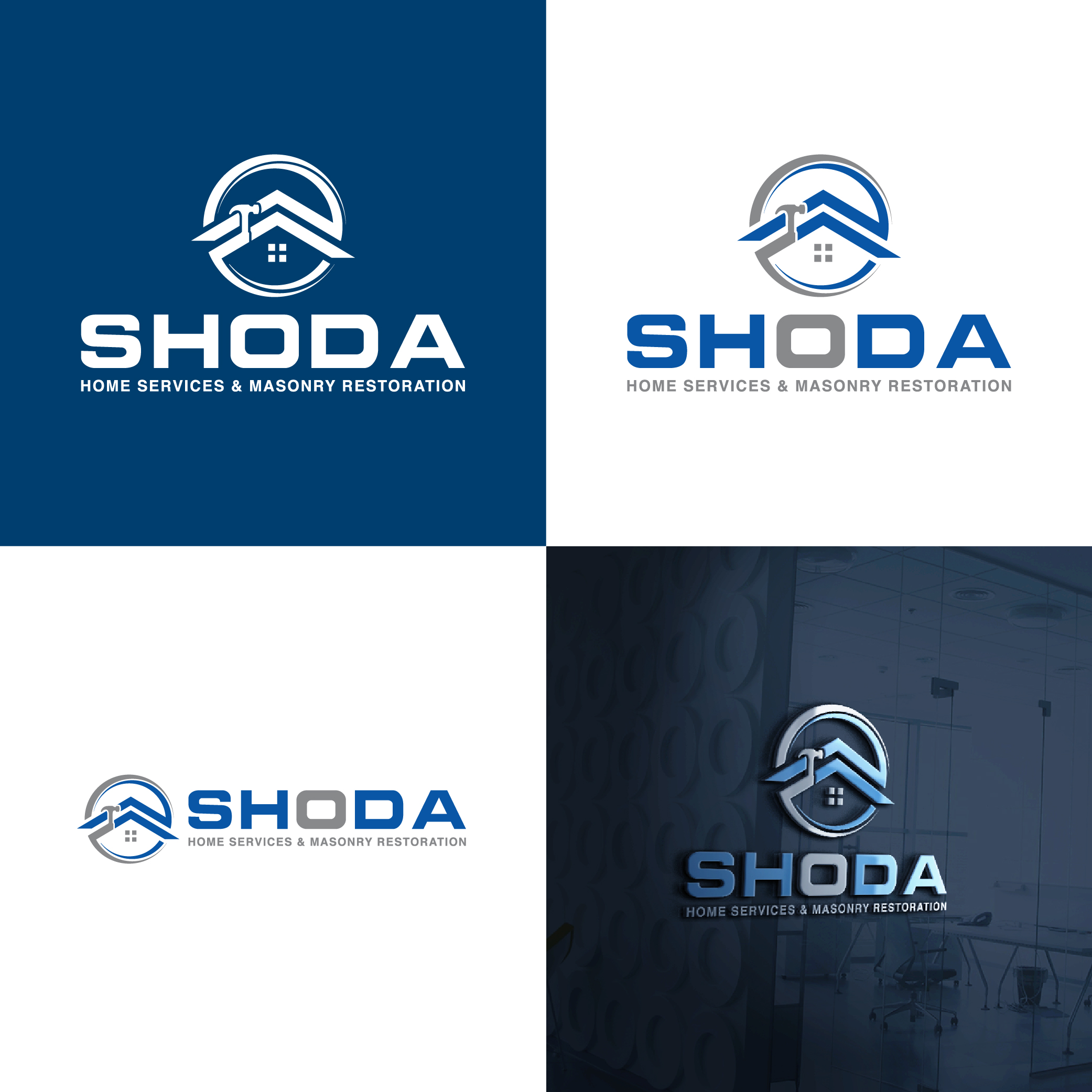 Design de Logo par AL-BARAKAH pour Shoda Home Services & Masonry Restoration | Design #37250336