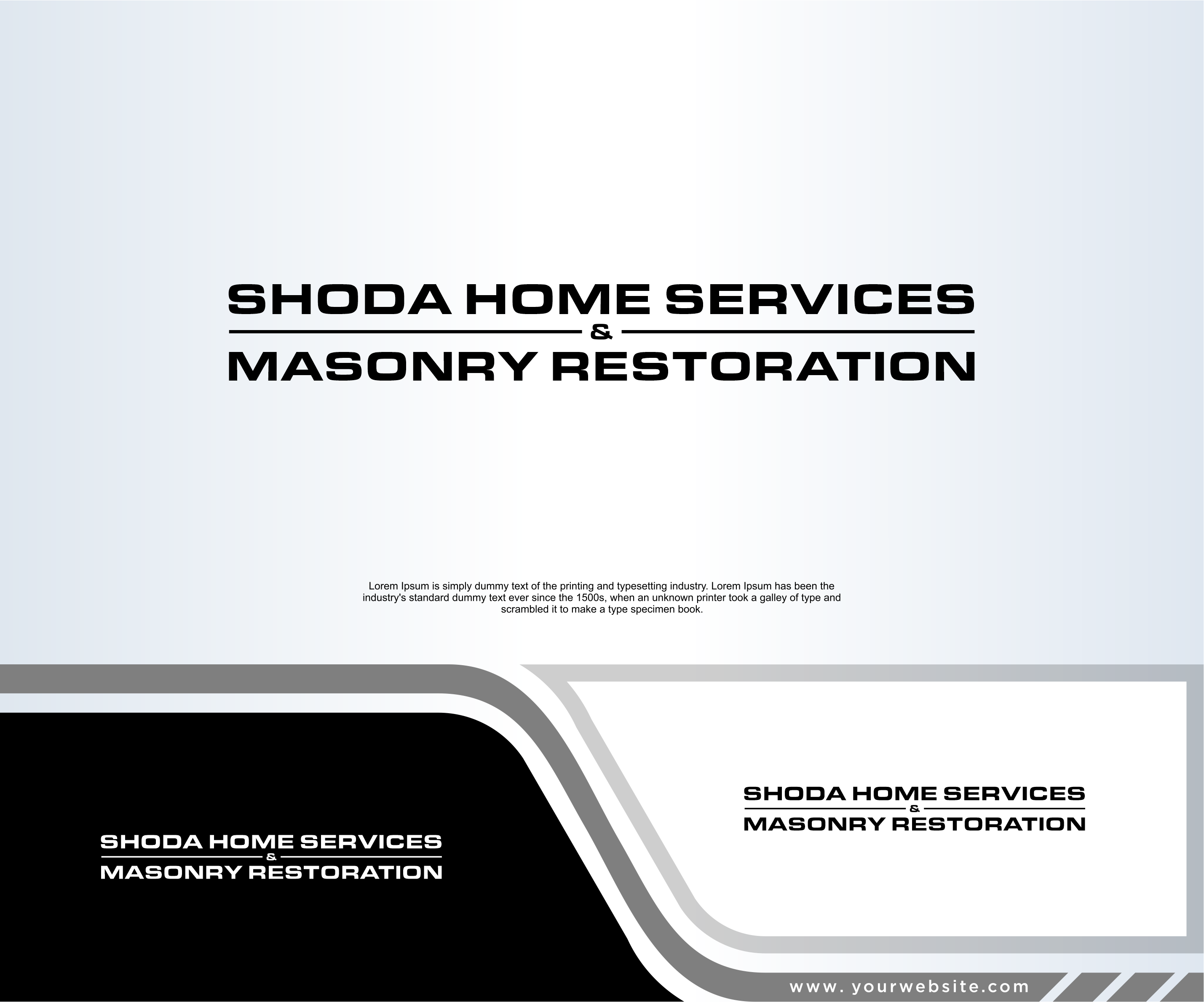 Logo Design by dobleh_creative for Shoda Home Services & Masonry Restoration | Design #37249210