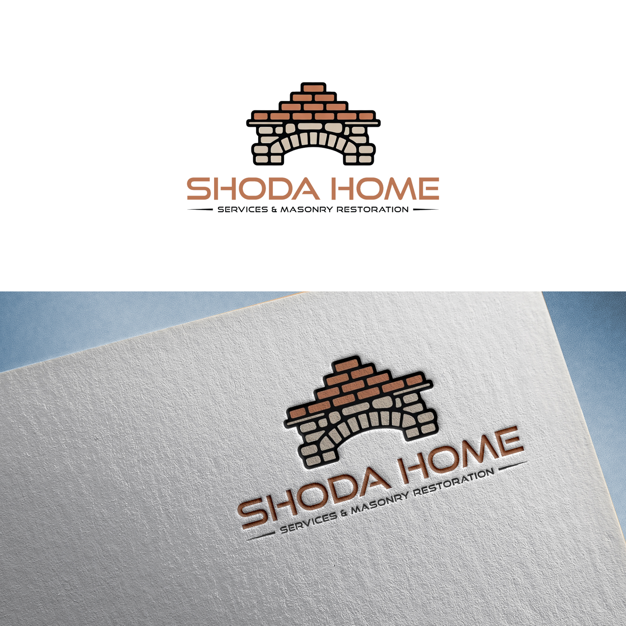 Logo Design by Ultra Creations for Shoda Home Services & Masonry Restoration | Design #37251648