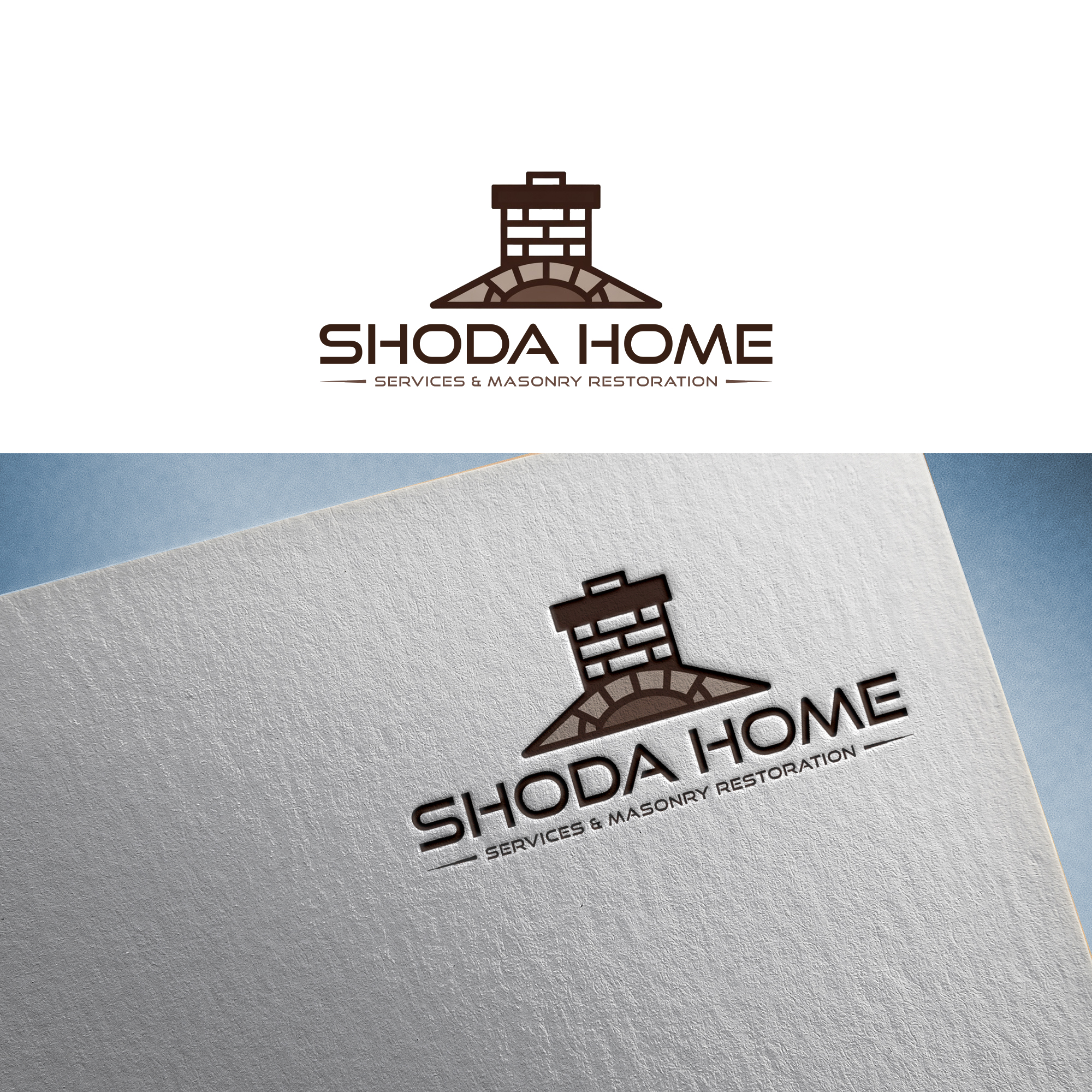 Logo Design by Ultra Creations for Shoda Home Services & Masonry Restoration | Design #37251649