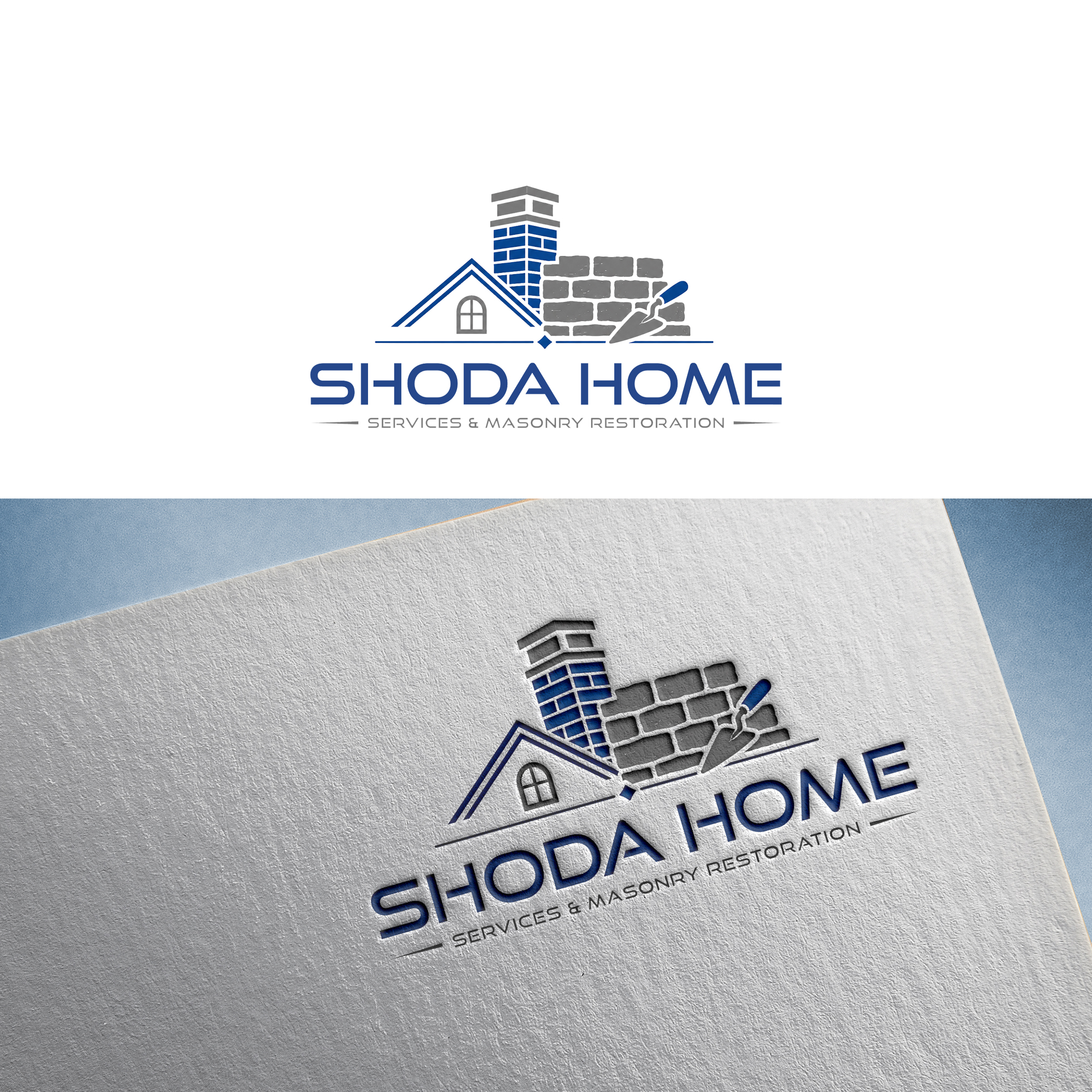 Logo Design by Ultra Creations for Shoda Home Services & Masonry Restoration | Design #37251650