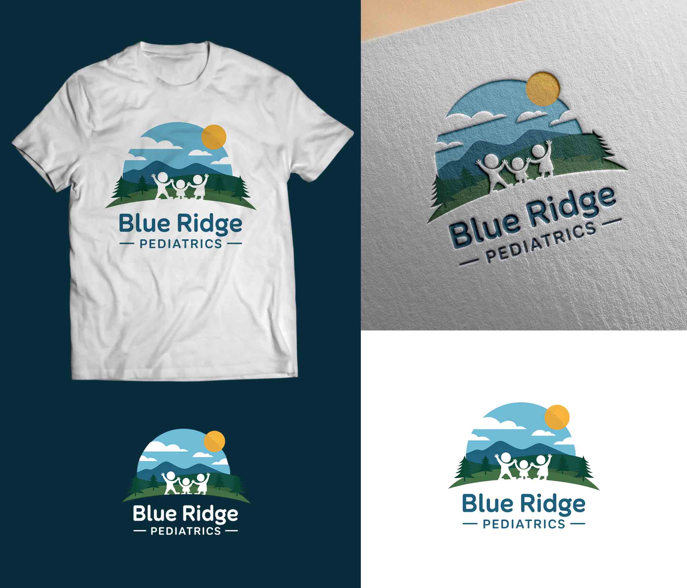 Logo Design by nikkiblue for Blue Ridge Pediatrics | Design #37272890