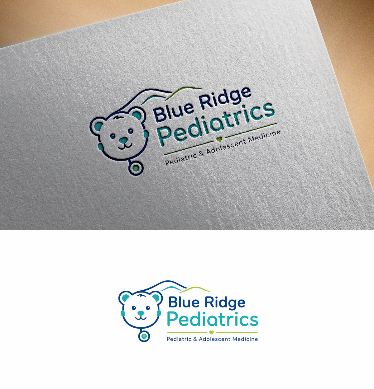 Logo Design by NEST Design for Blue Ridge Pediatrics | Design #37247390