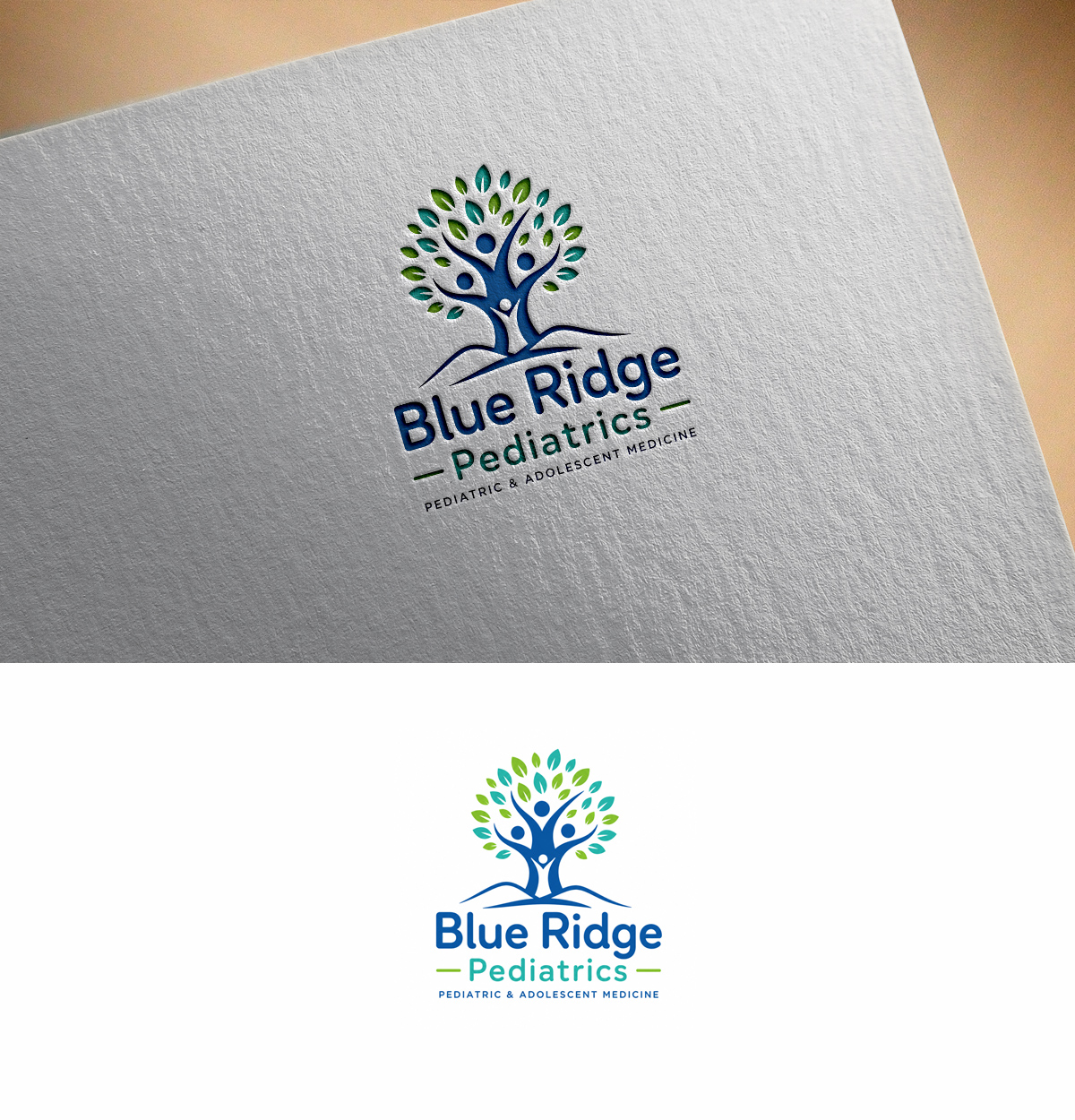 Logo Design by NEST Design for Blue Ridge Pediatrics | Design #37247392