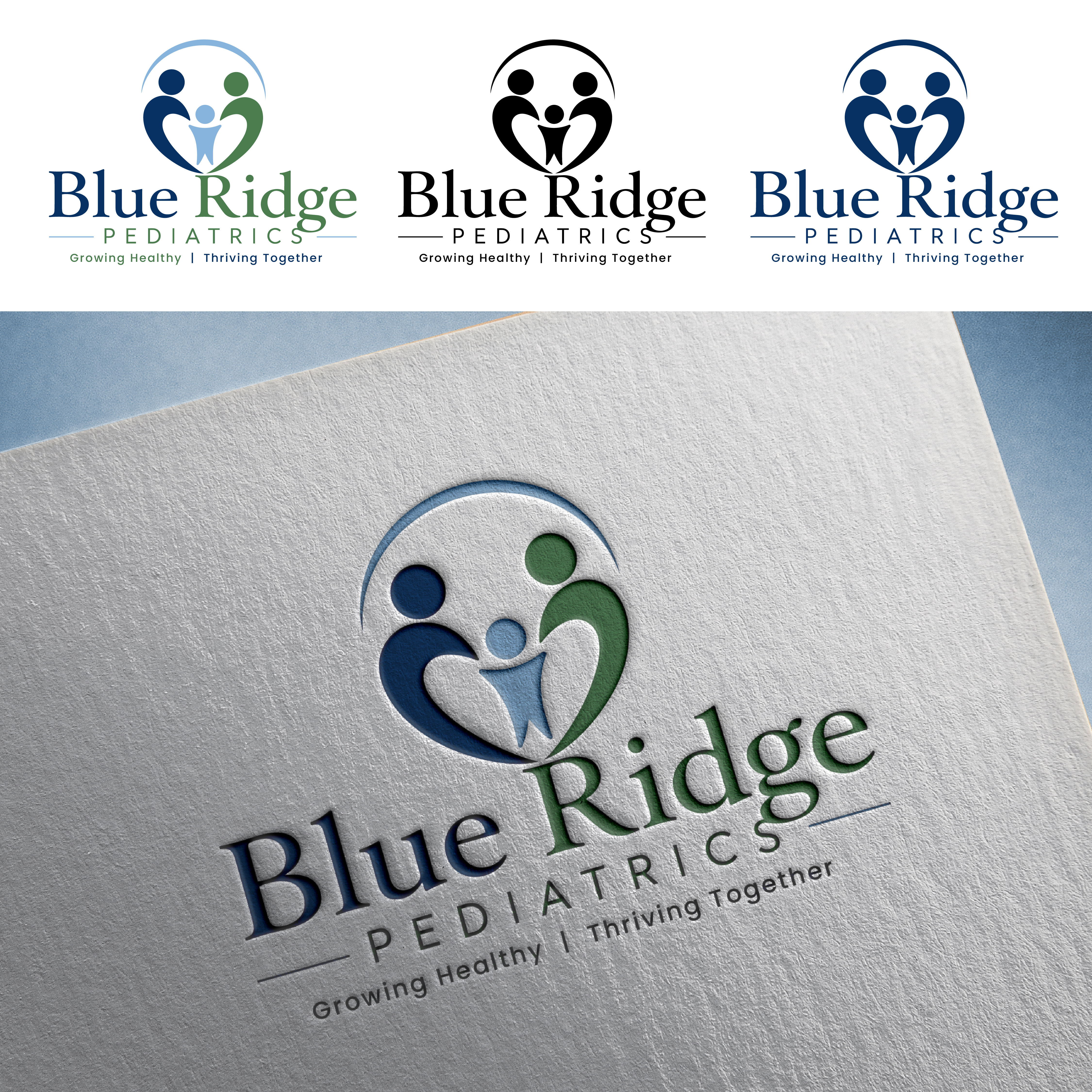 Logo Design by Shariqology for Blue Ridge Pediatrics | Design #37248485