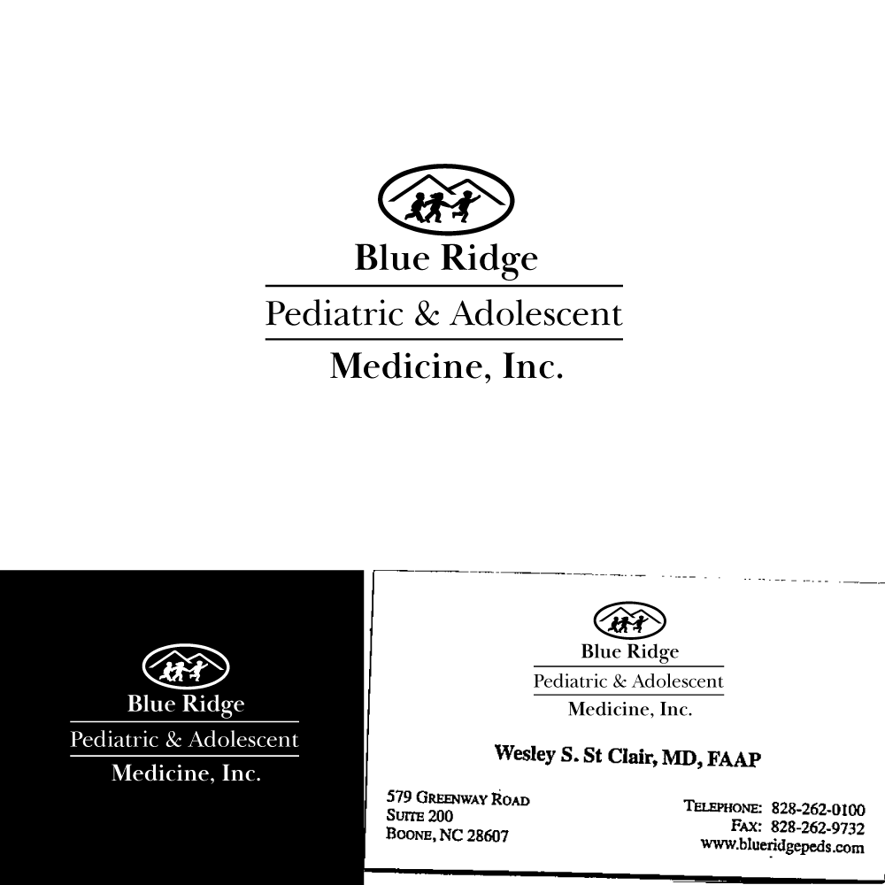 Logo Design by M Art & Design for Blue Ridge Pediatrics | Design #37251102
