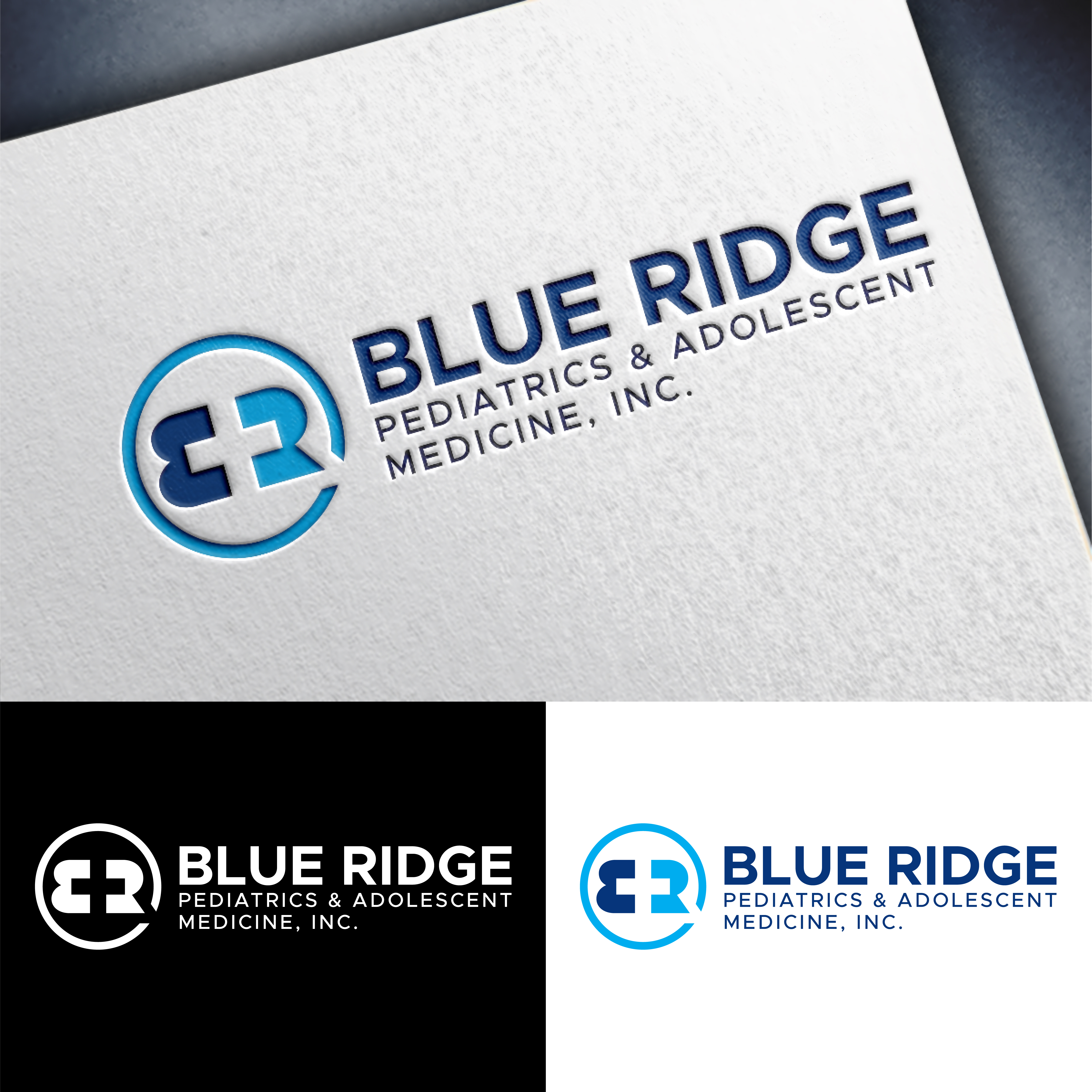 Logo Design by John Mark Arts for Blue Ridge Pediatrics | Design #37254540
