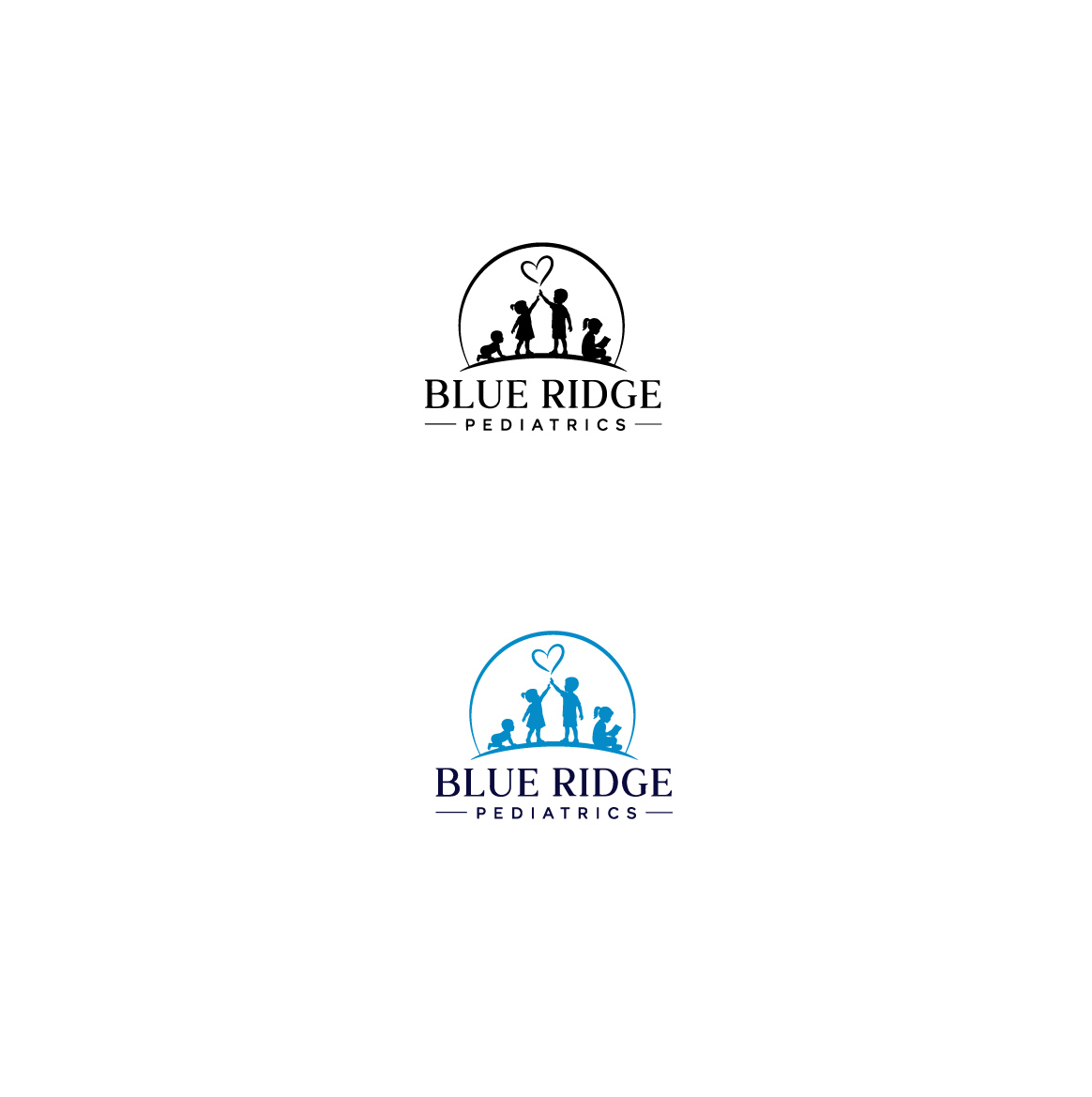 Logo-Design von andrew11 für Blue Ridge Pediatrics | Design #37254212