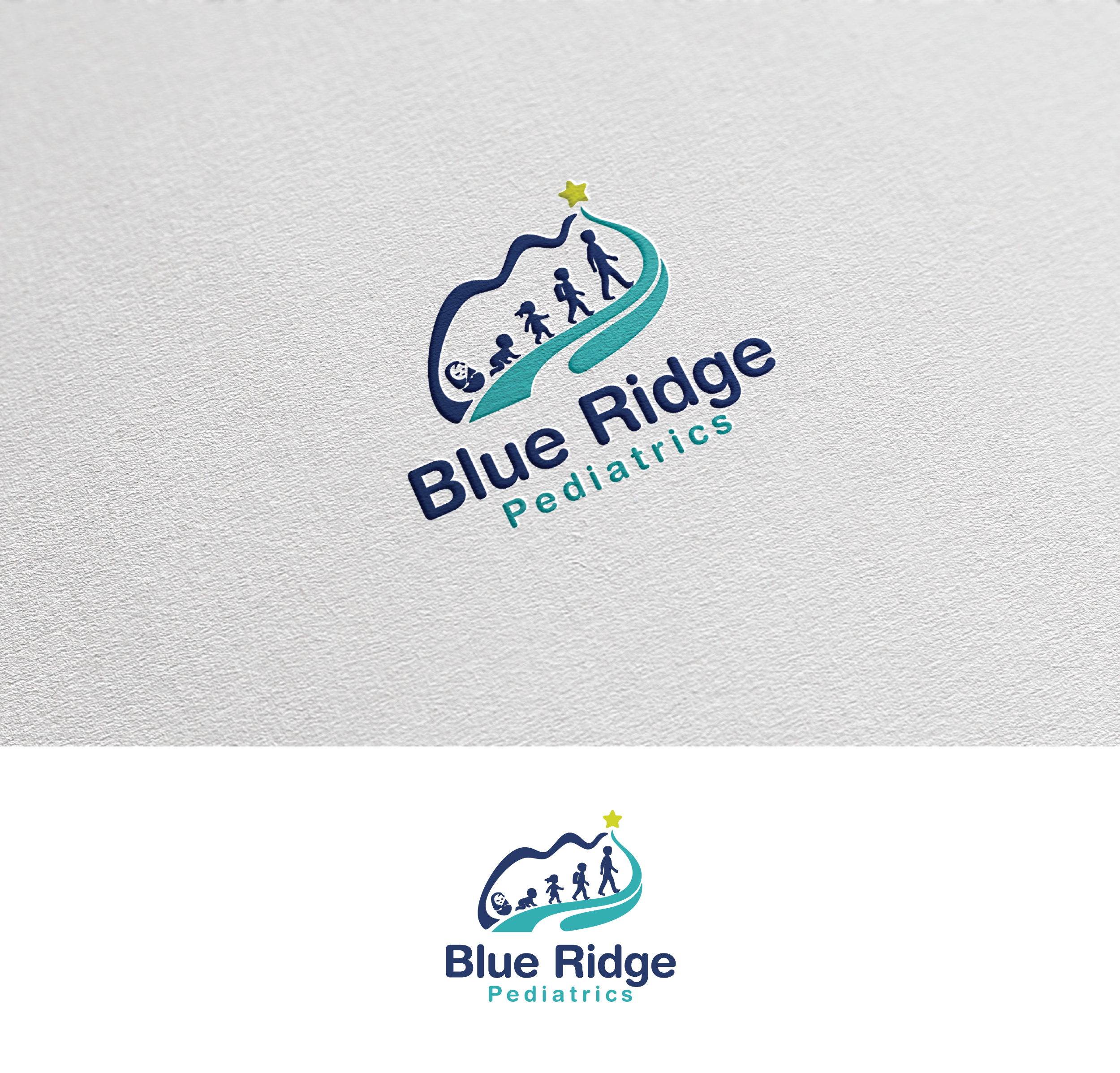 Logo Design by Afsana_Hoque for Blue Ridge Pediatrics | Design #37250237