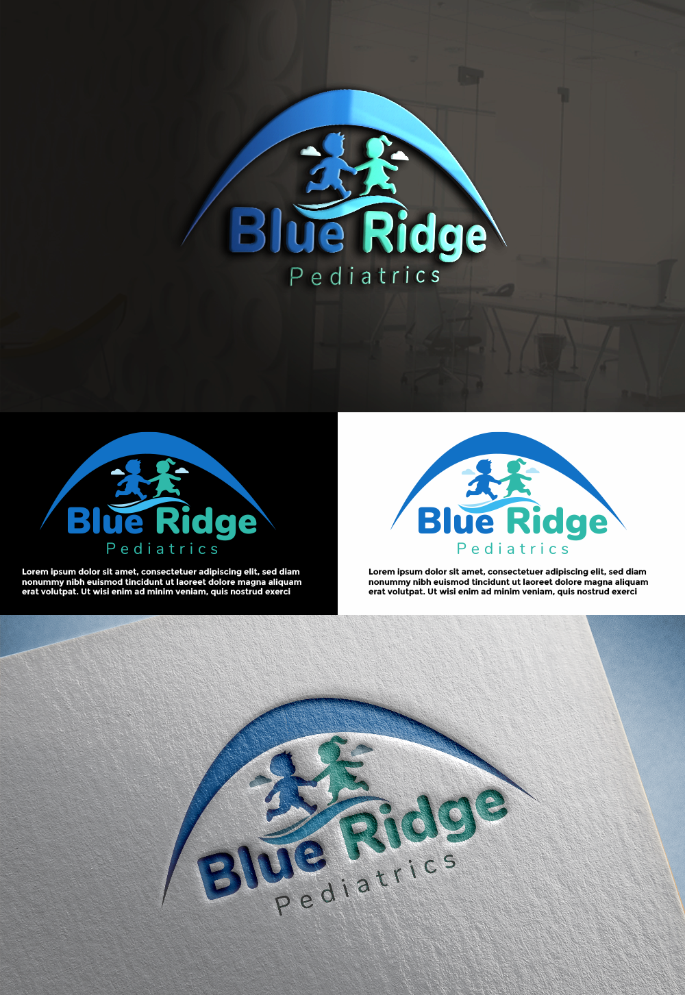 Logo Design by Designs Shop1 for Blue Ridge Pediatrics | Design #37252178