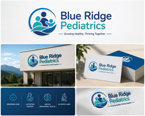 Logo Design by Najmul271 for Blue Ridge Pediatrics | Design: #37251403