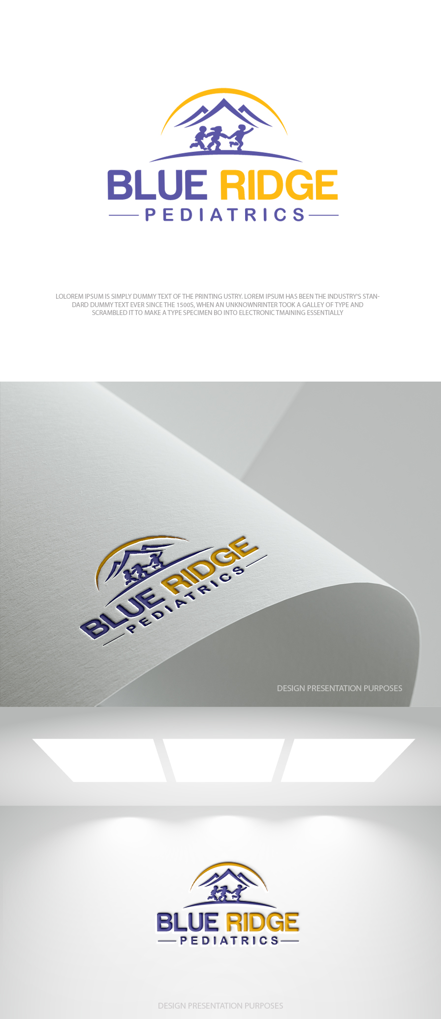 Design de Logo par zebronicgraphic pour Blue Ridge Pediatrics | Design #37249708