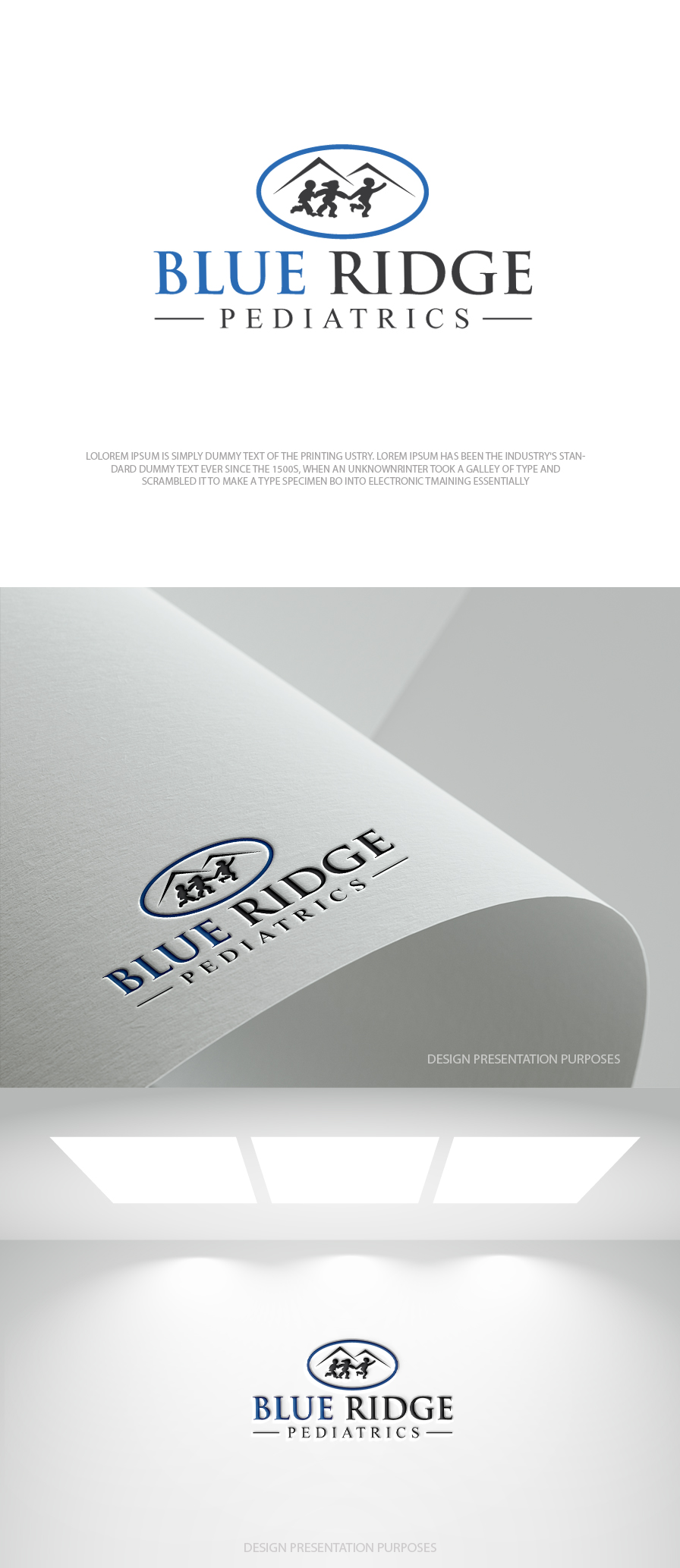 Design de Logo par zebronicgraphic pour Blue Ridge Pediatrics | Design #37249709