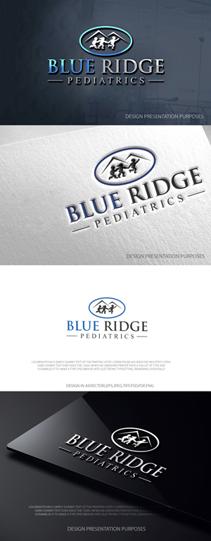 Logo Design by zebronicgraphic for Blue Ridge Pediatrics | Design: #37249710