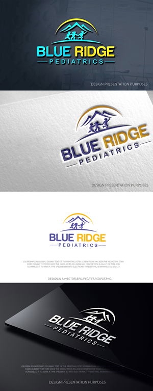 Logo Design by zebronicgraphic for Blue Ridge Pediatrics | Design: #37249711