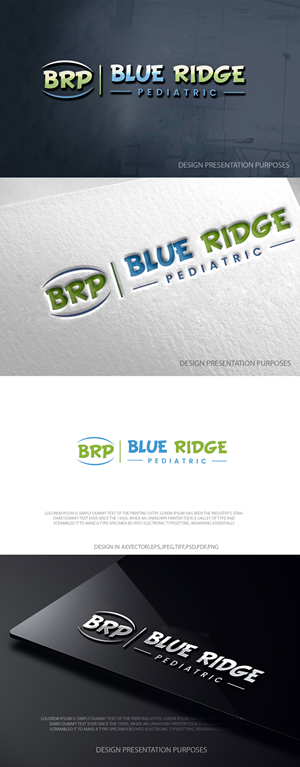 Logo Design by zebronicgraphic for Blue Ridge Pediatrics | Design: #37249717