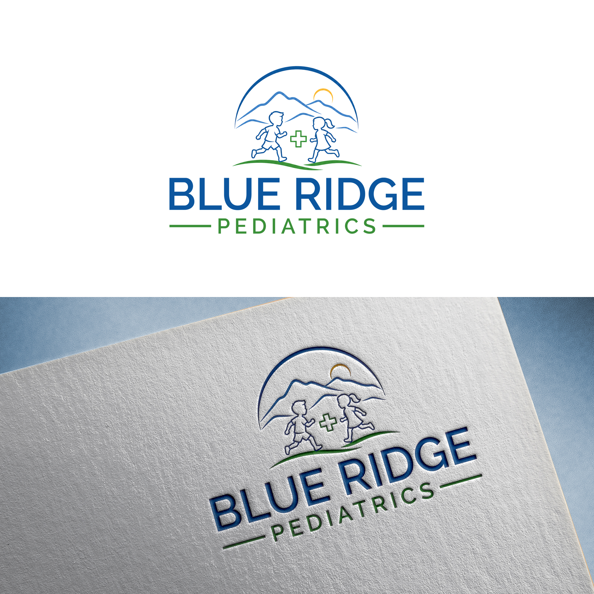Logo-Design von Ultra Creations für Blue Ridge Pediatrics | Design #37251763